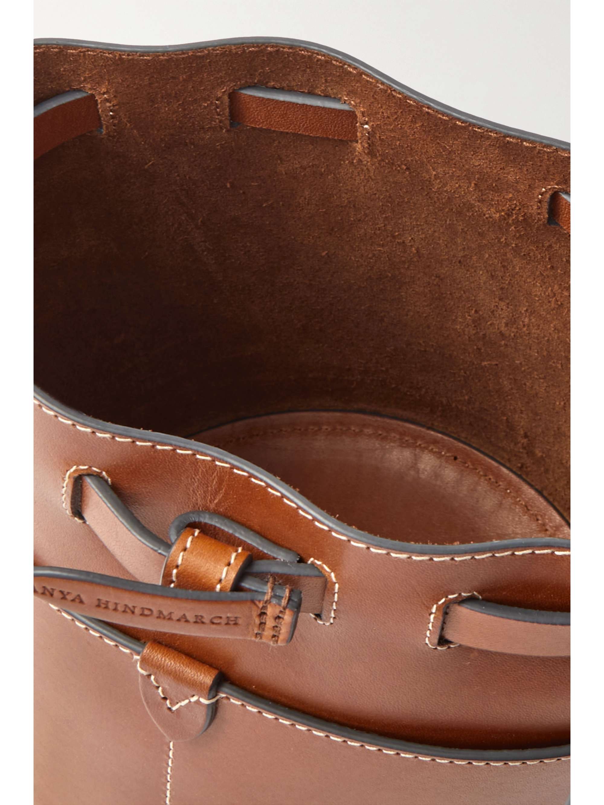 ANYA HINDMARCH Return to Nature mini leather bucket bag