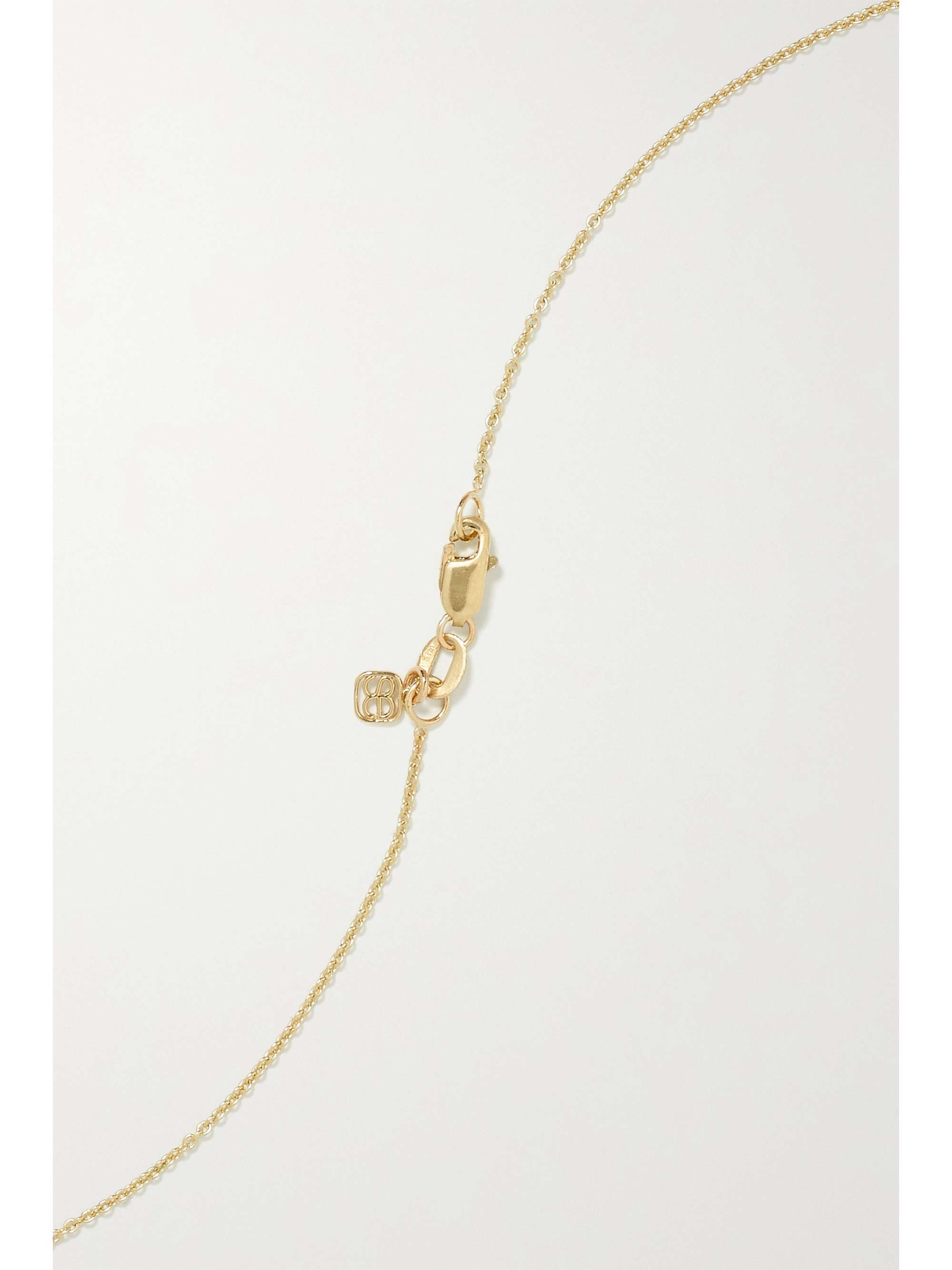 SYDNEY EVAN 14-karat gold diamond necklace