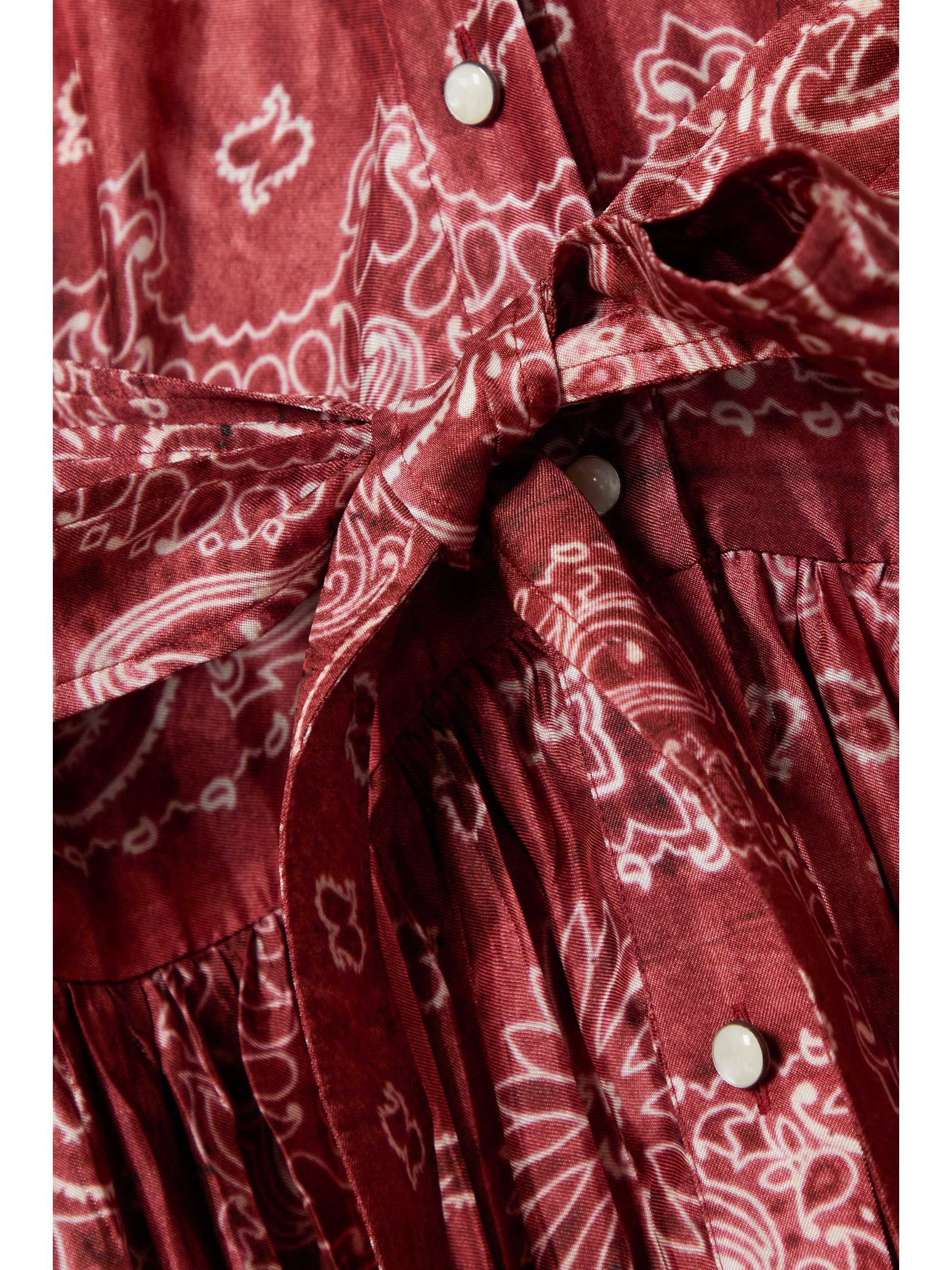 Golden Goose bandana-print Shirt - Red