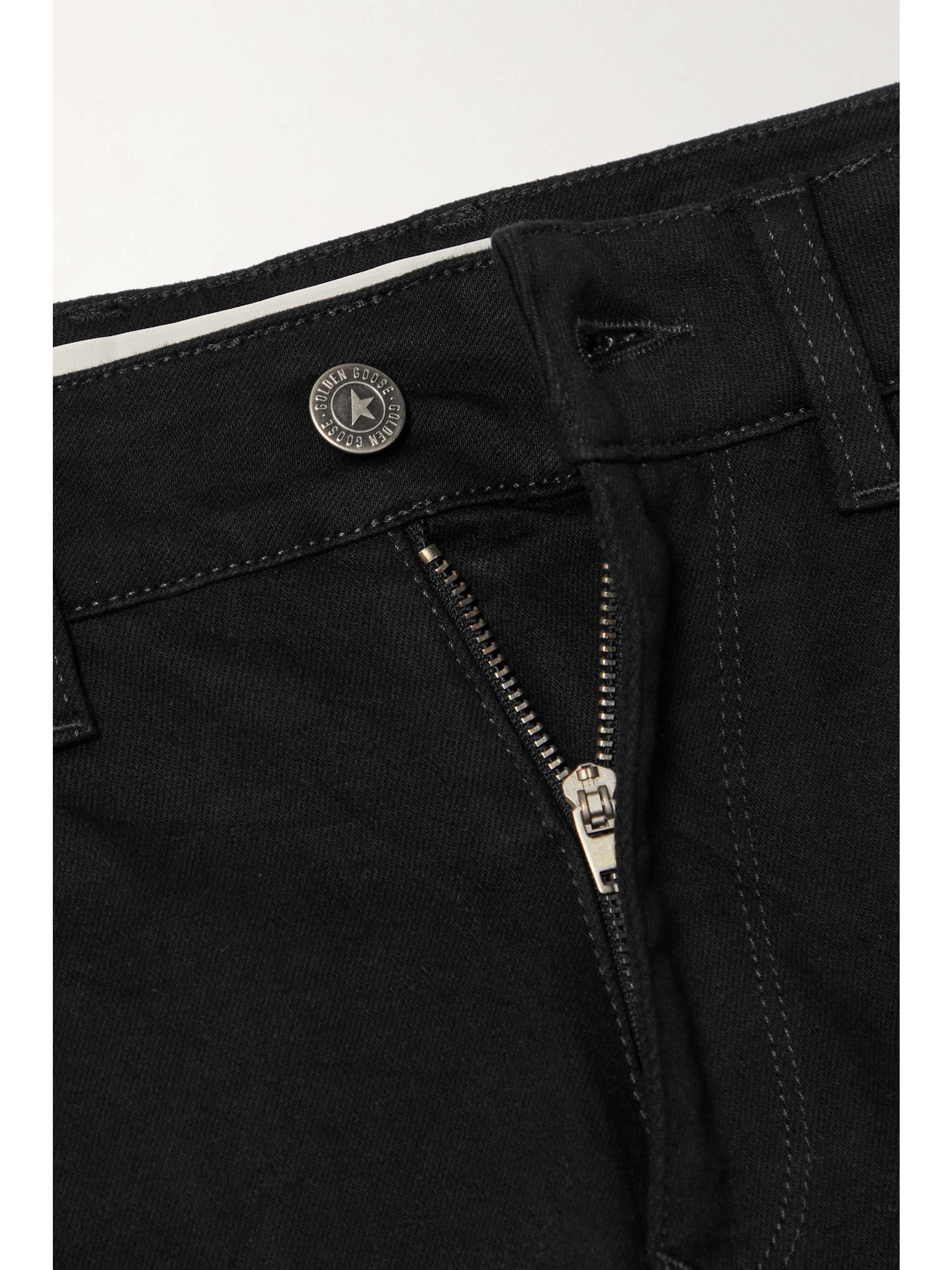 GOLDEN GOOSE Frayed high-rise skinny jeans