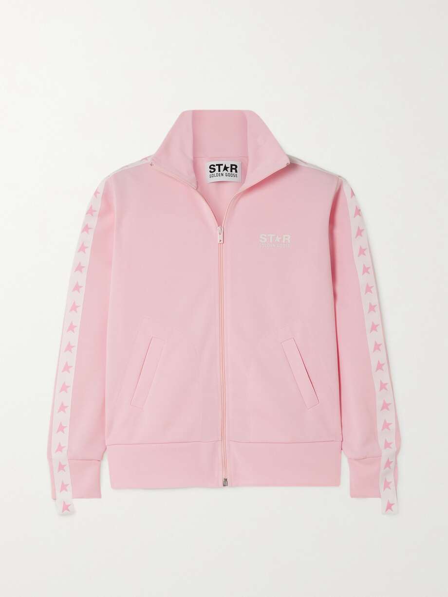 net-a-porter.com | Webbing-trimmed piqué track jacket