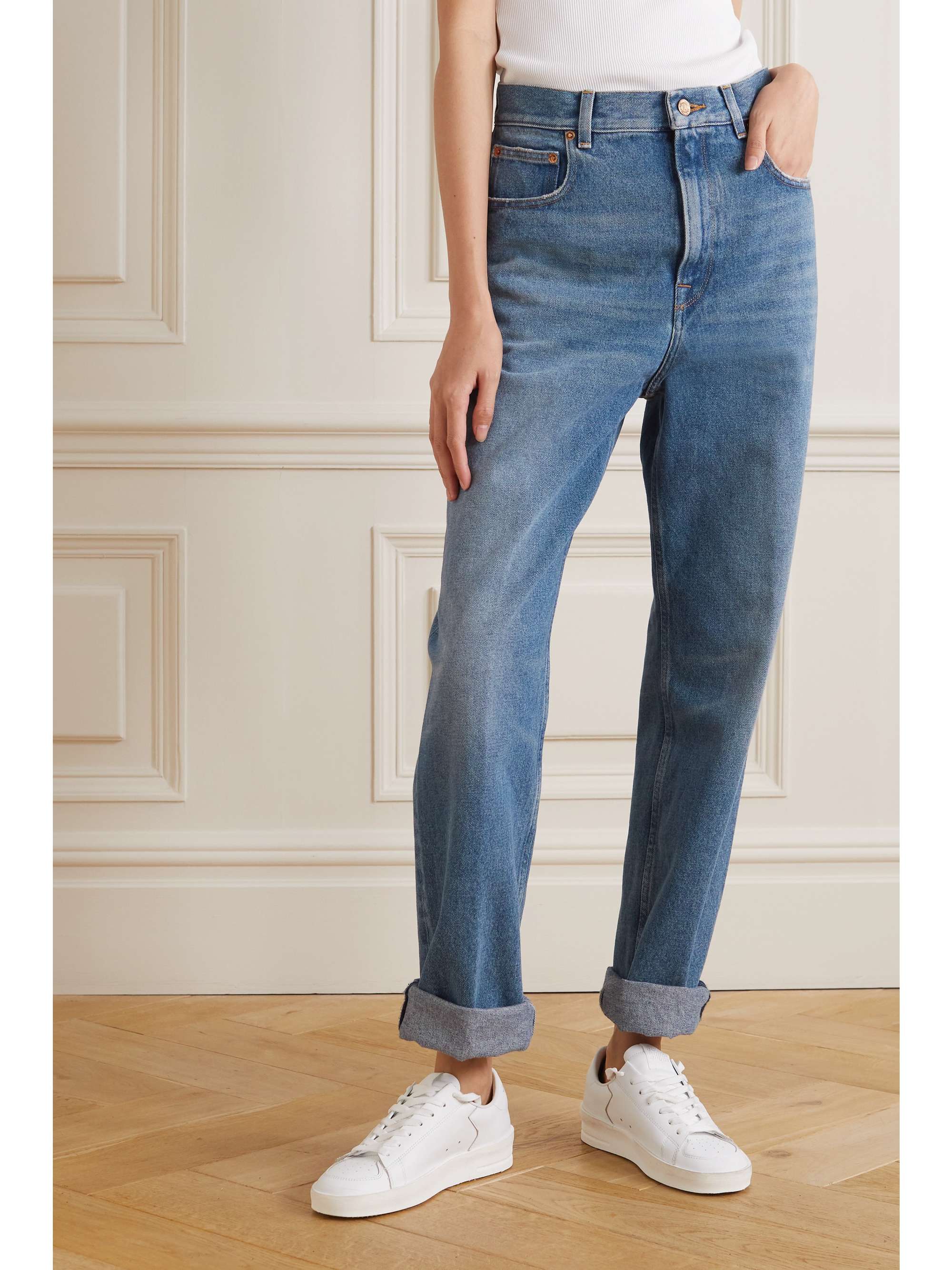 GOLDEN GOOSE Kim high-rise boyfriend jeans | NET-A-PORTER