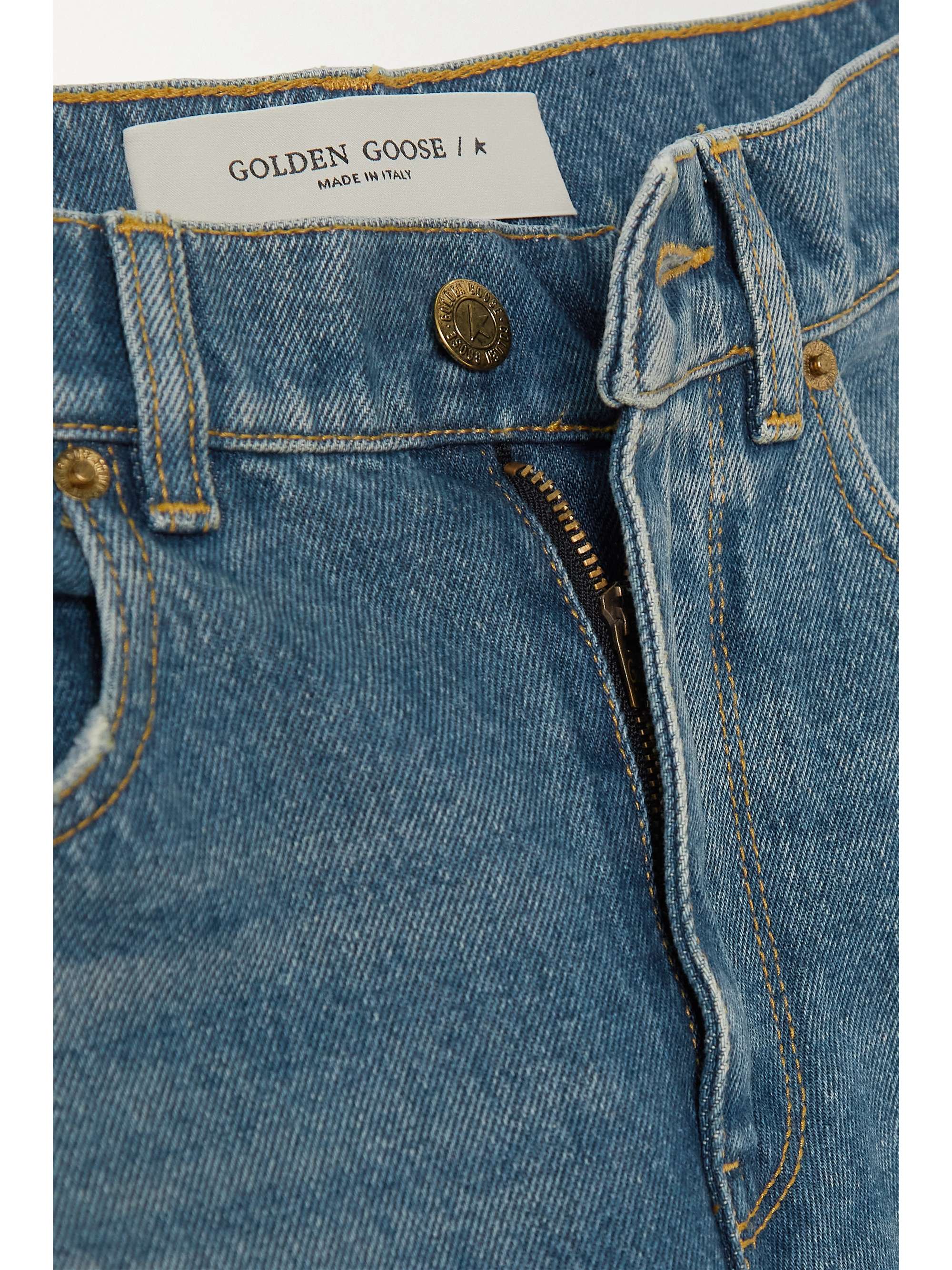 GOLDEN GOOSE Golden high-rise cropped flared jeans