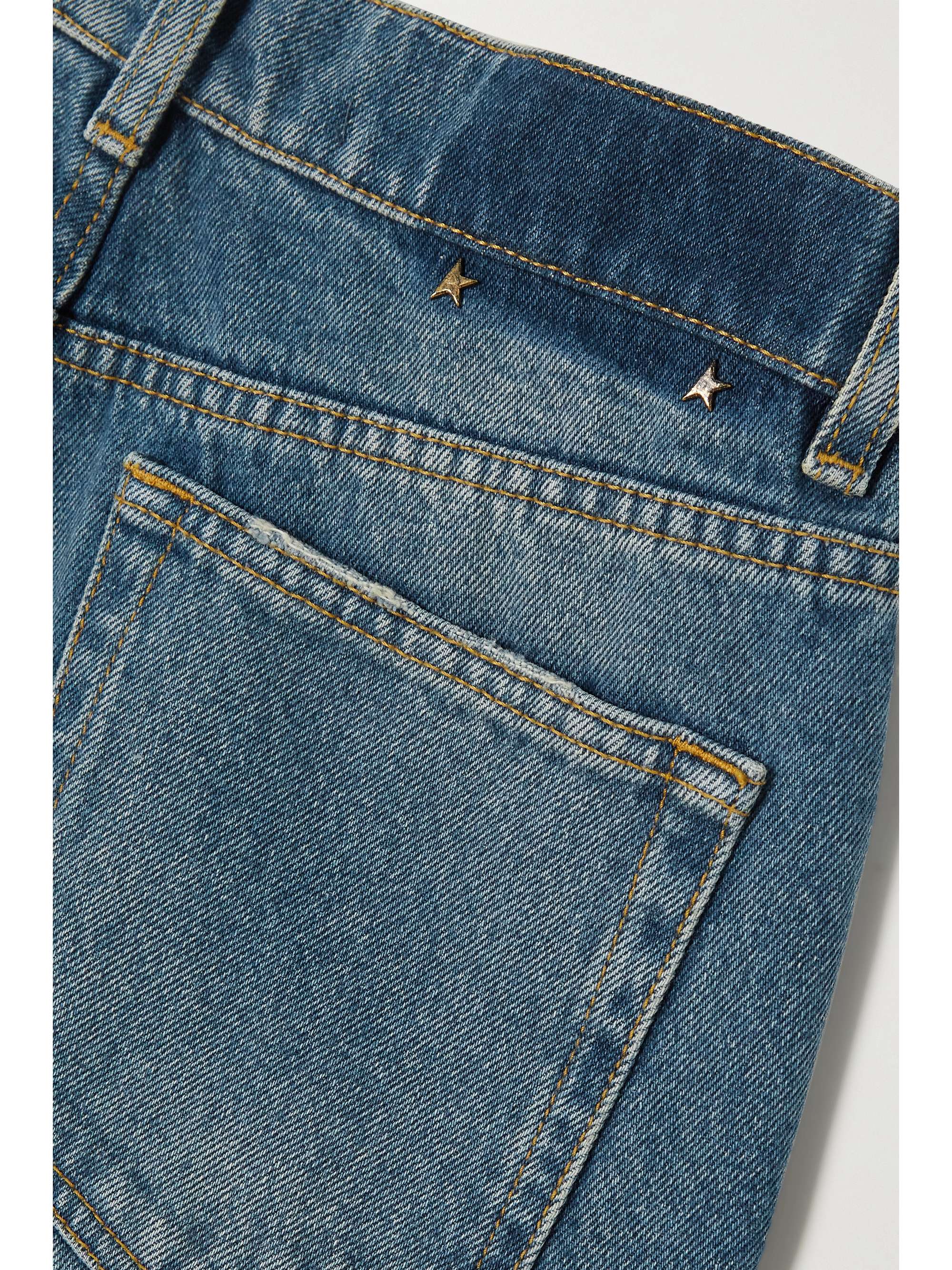 GOLDEN GOOSE Golden high-rise cropped flared jeans