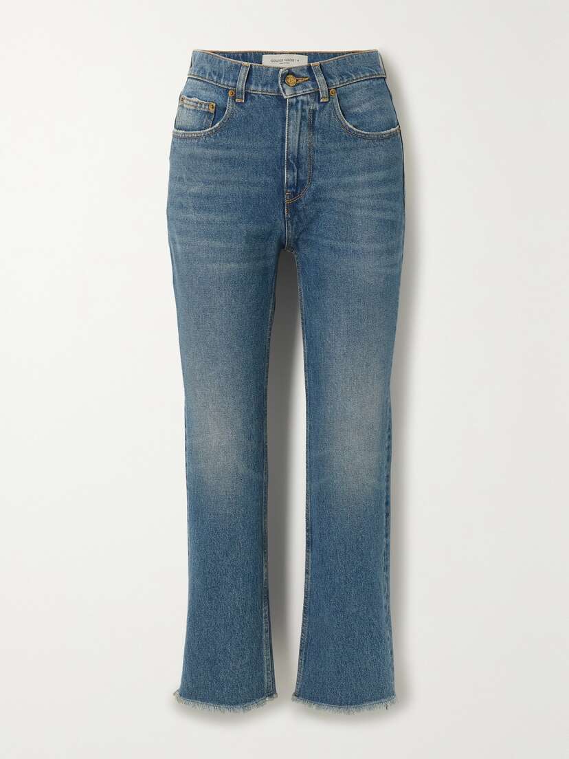 Golden Goose Golden High-rise Cropped Flared Jeans