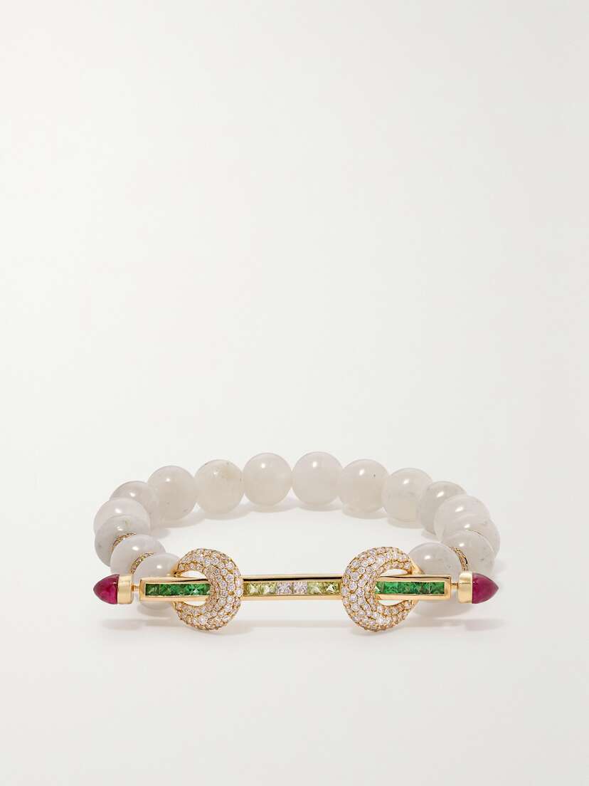 Ananya 18-karat Gold Multi-stone Bracelet