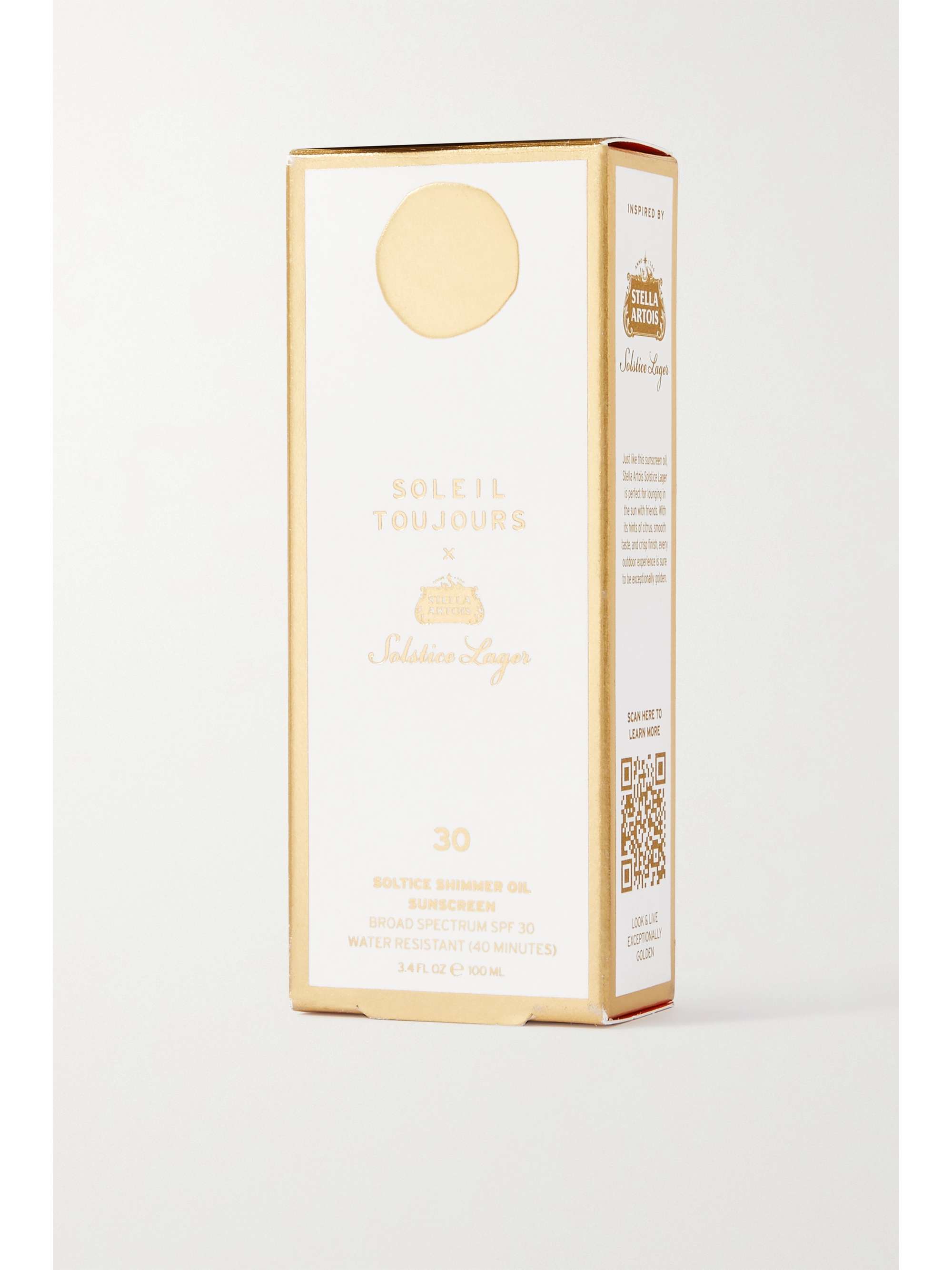 SOLEIL TOUJOURS Solstice Shimmer Oil Sunscreen SPF30, 100ml