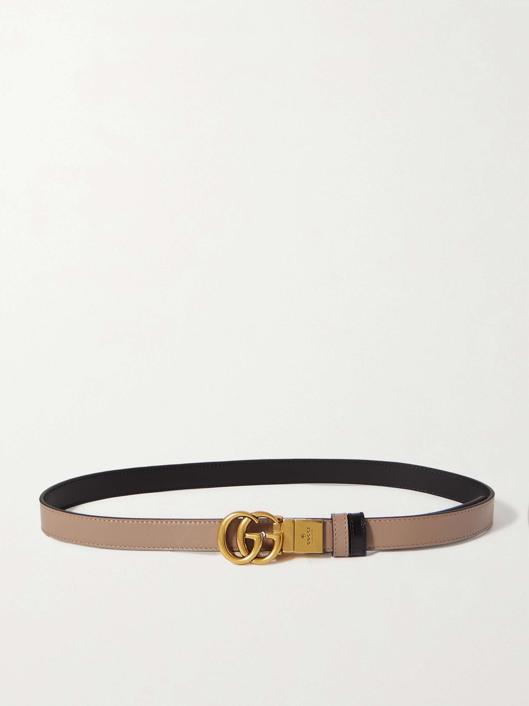 GUCCI Reversible leather belt | NET-A-PORTER