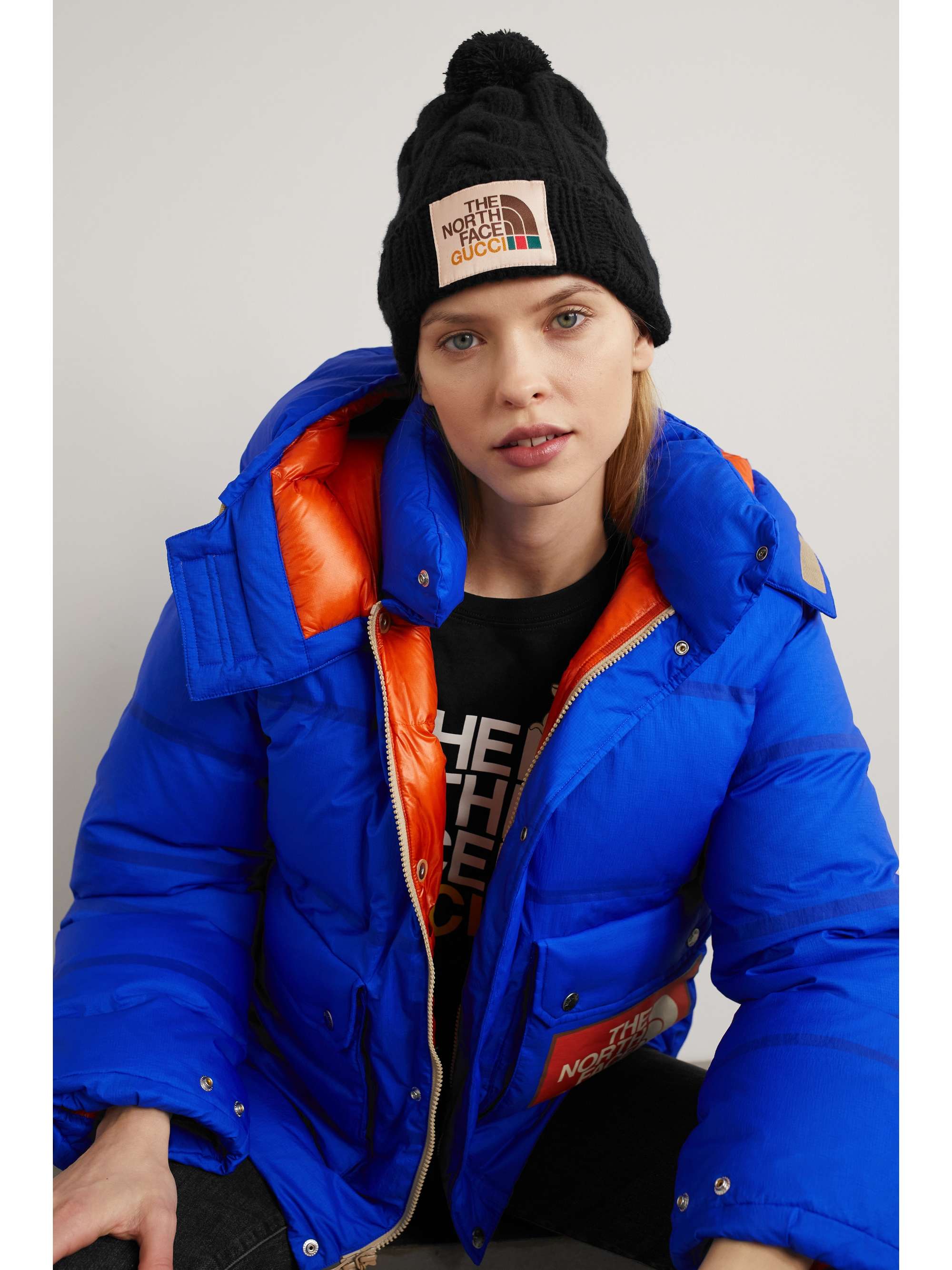 cable-knit wool beanie | GUCCI 