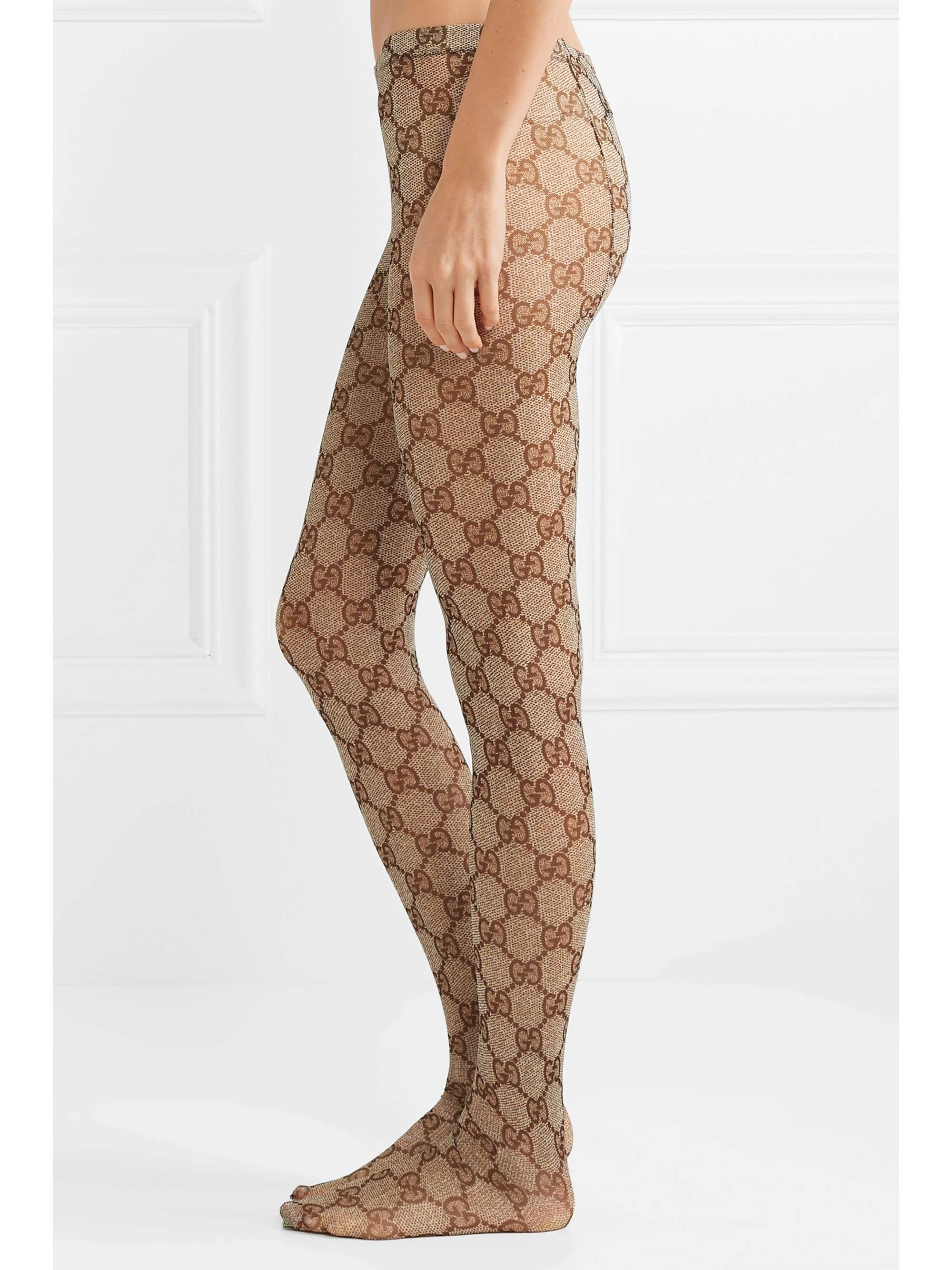 Gucci Strumpfhose Mit GG-Muster - Farfetch