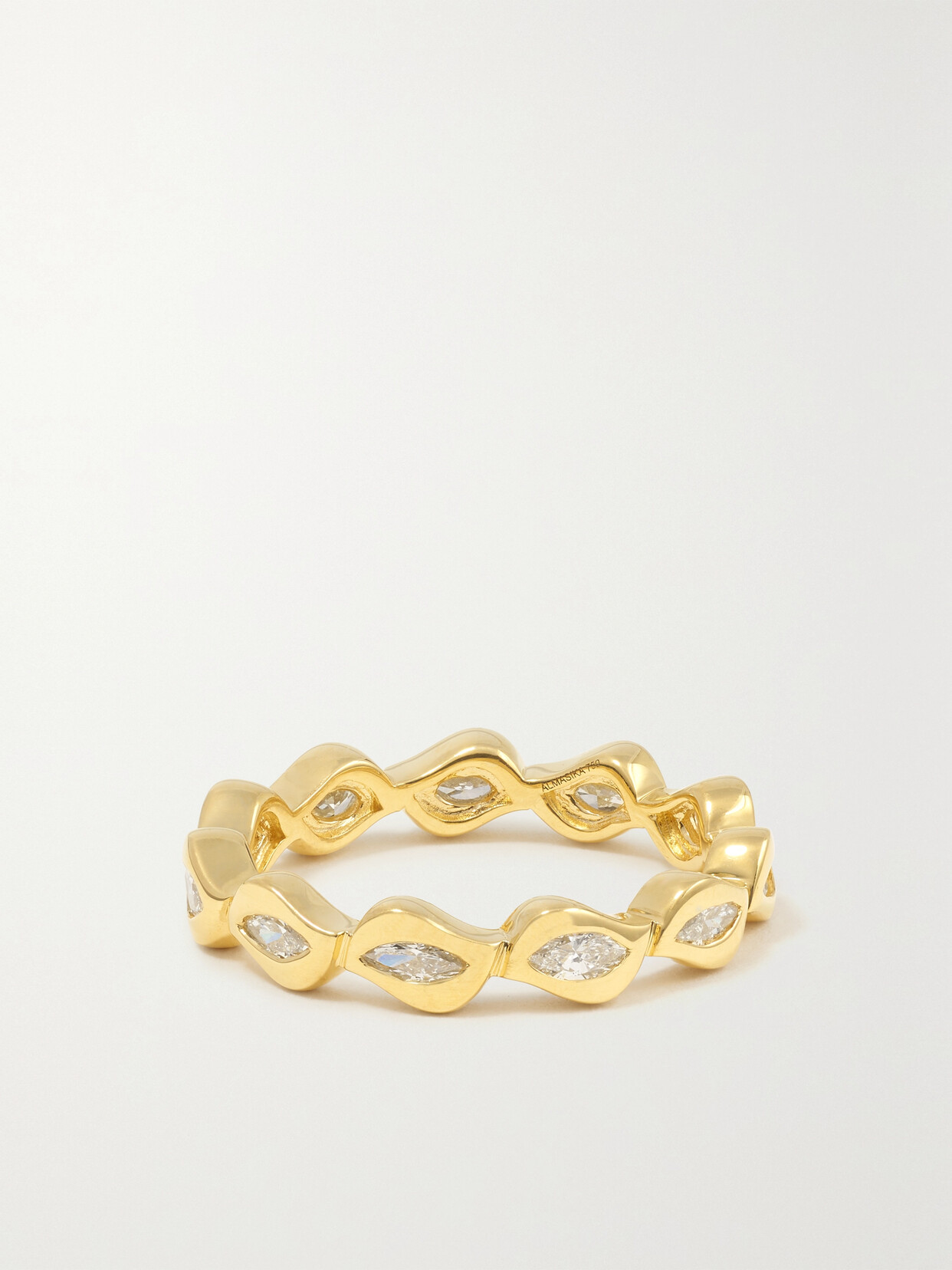 Almasika 18-karat Gold Diamond Ring