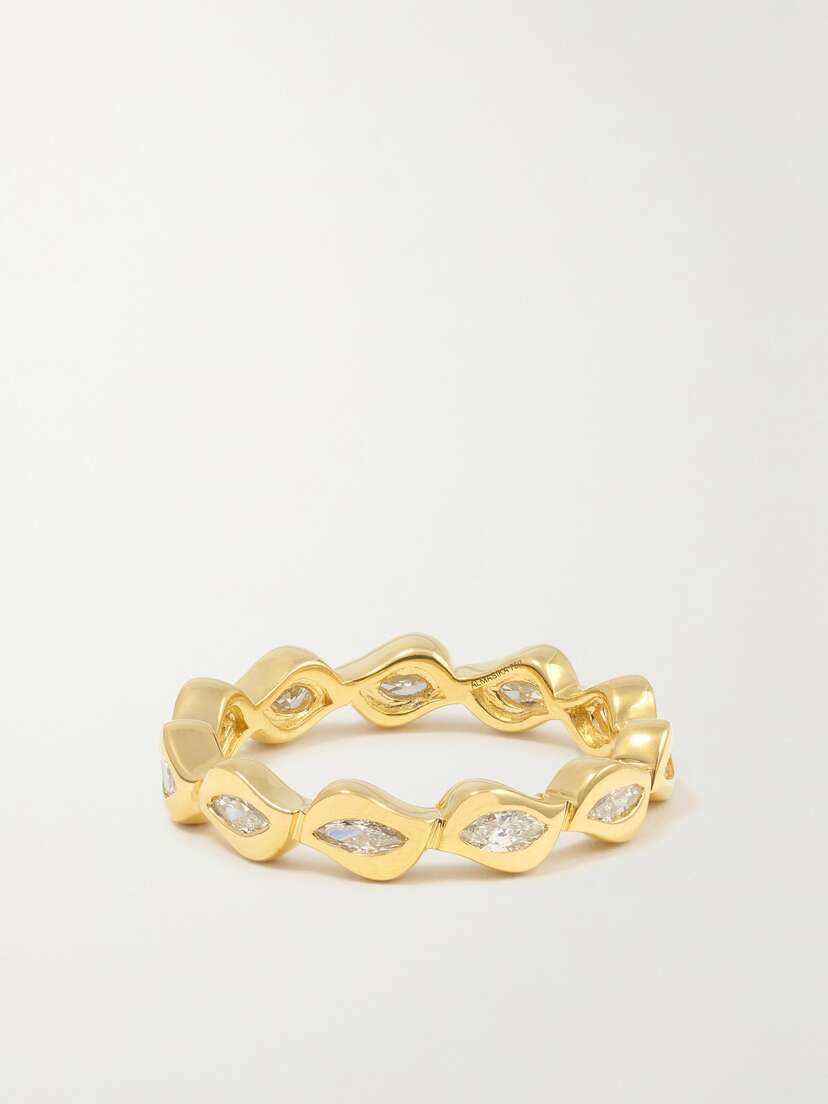 Almasika 18-karat Gold Diamond Ring