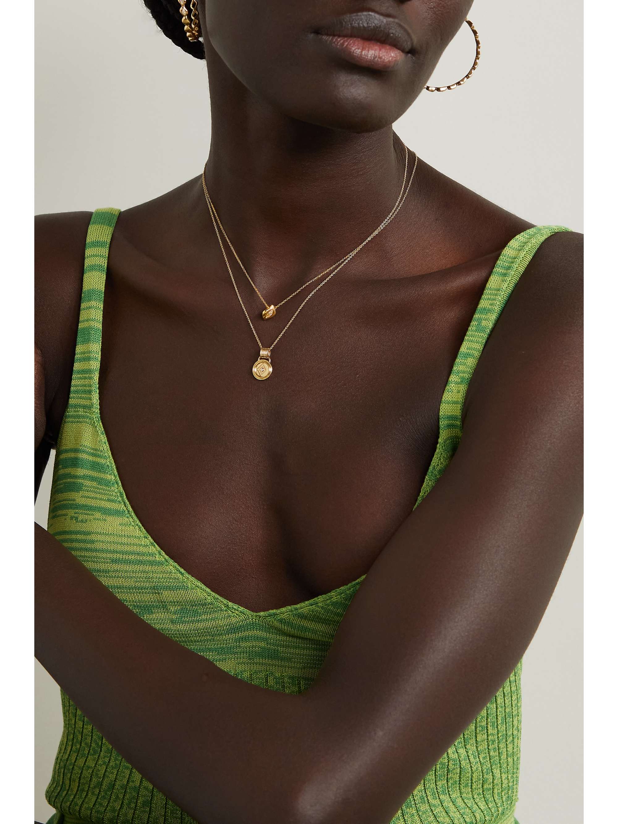 ALMASIKA Harmony 18-karat gold diamond necklace