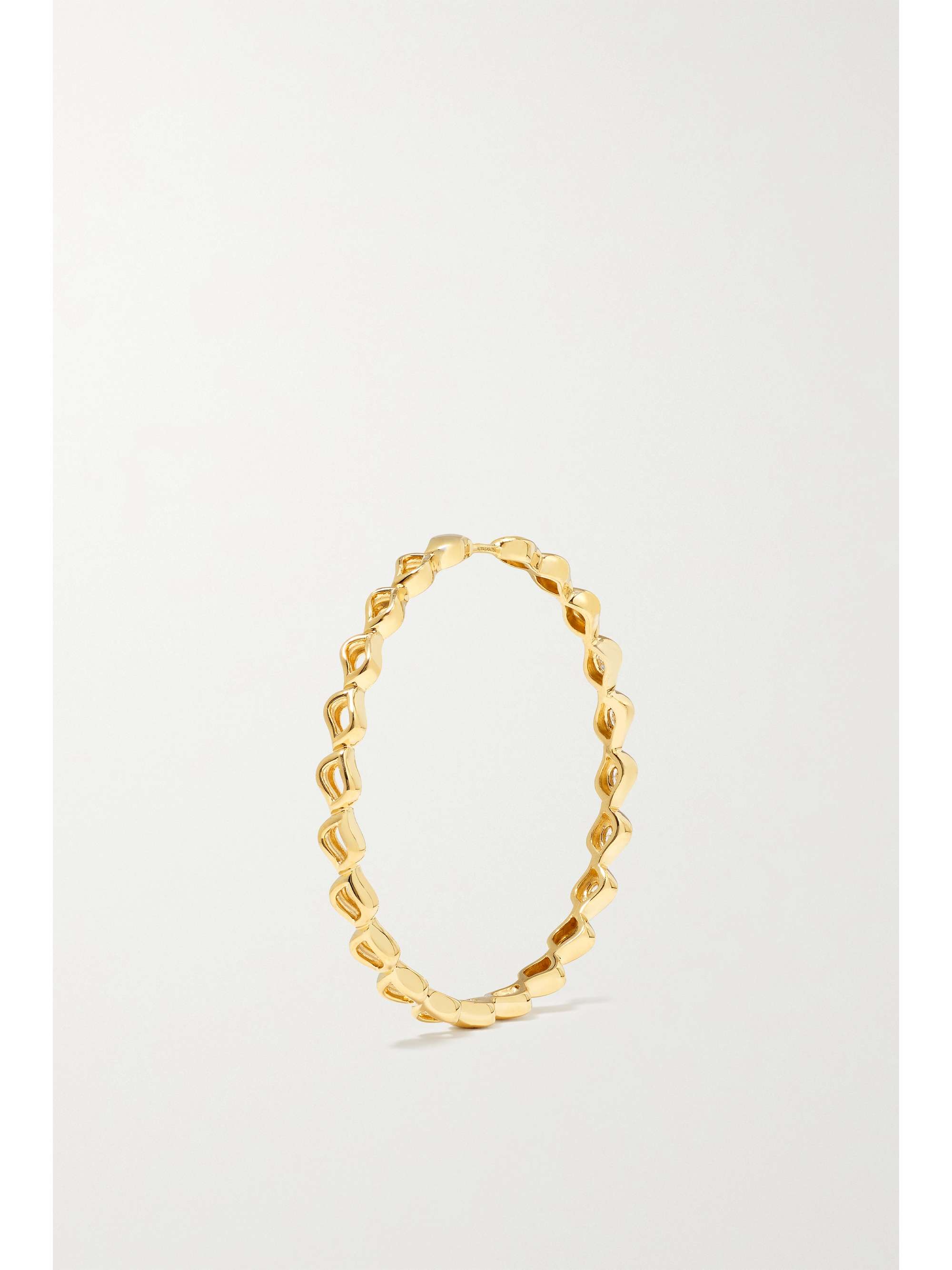 ALMASIKA Harmony Grande 18-karat gold diamond hoop earrings