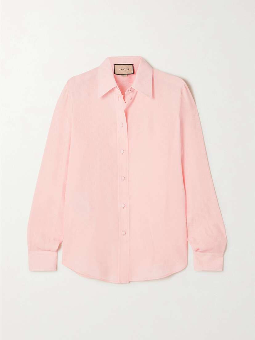 Gucci Silk-jacquard Shirt