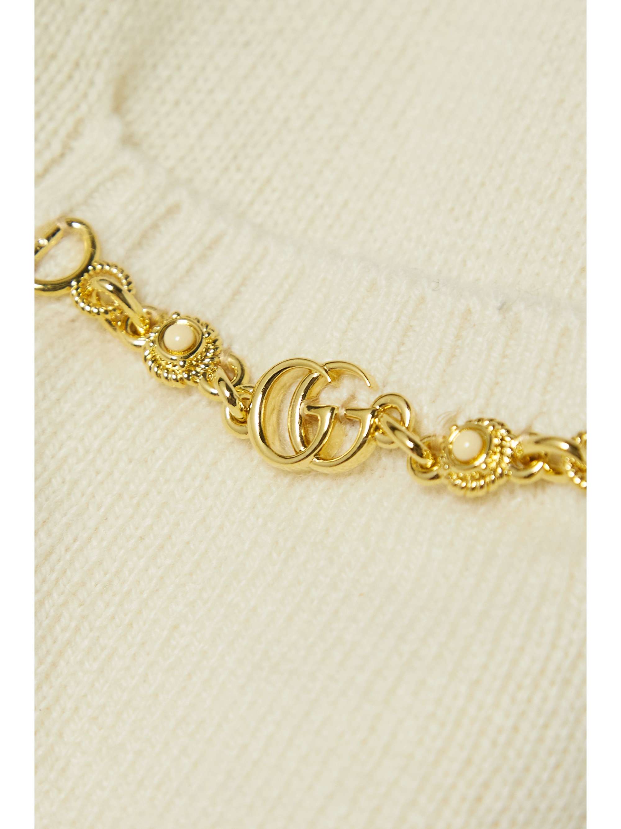 GUCCI Chain-embellished cashmere sweater | NET-A-PORTER