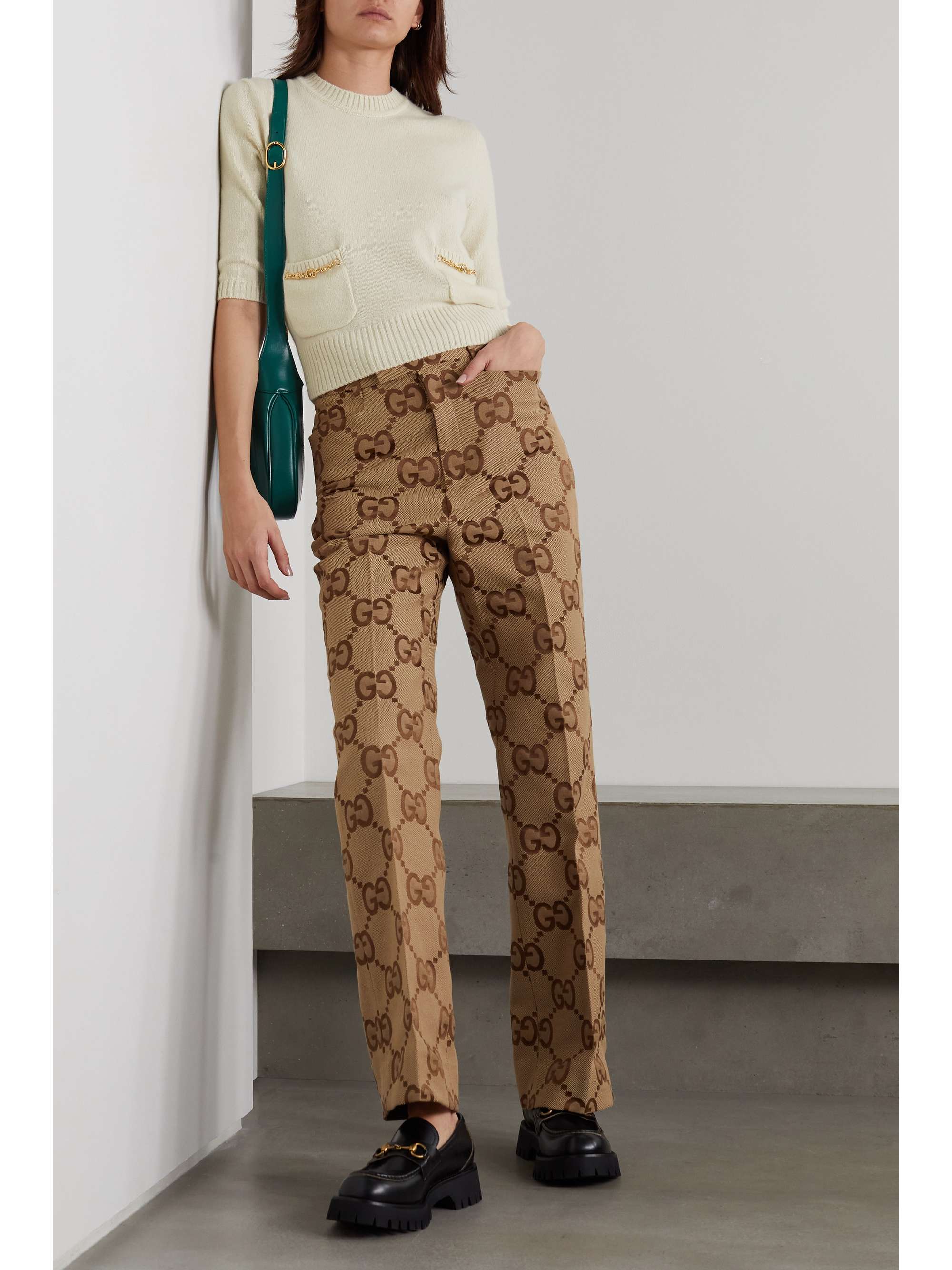 GUCCI Chain-embellished cashmere sweater