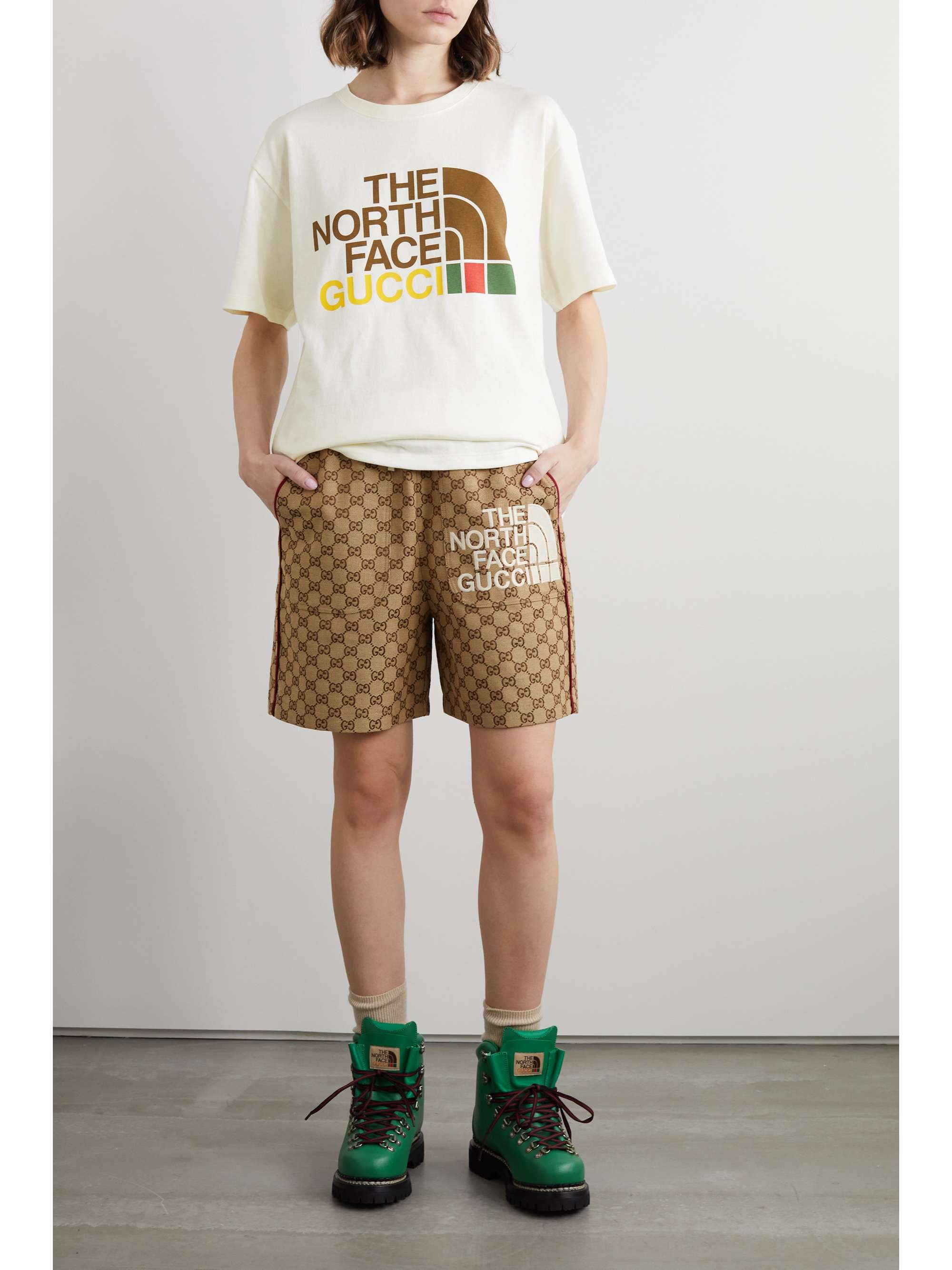 t shirt the north face gucci