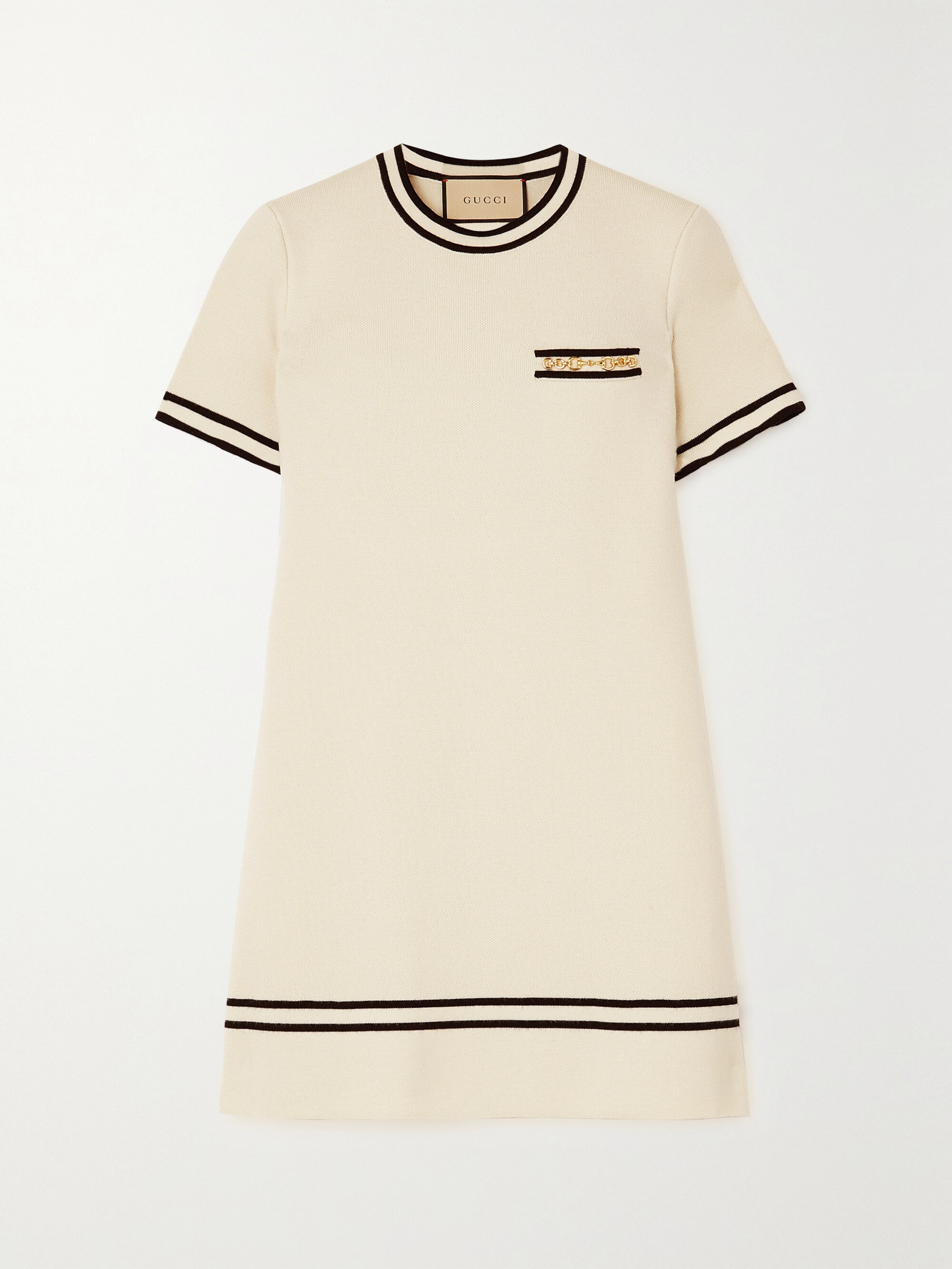 Gucci Horsebit wool-jacquard mini dress thumbnail