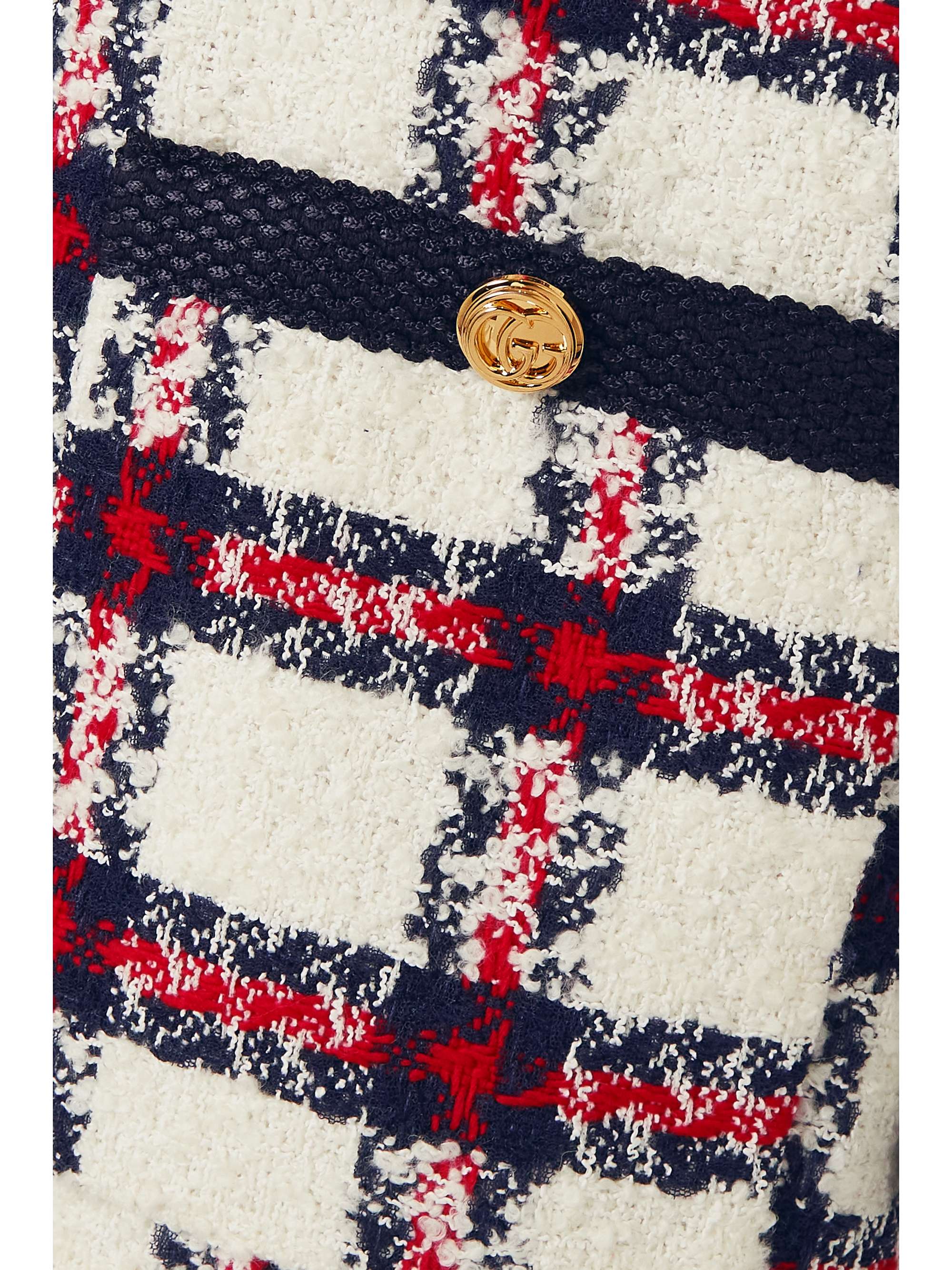 Gucci tweed vest sale