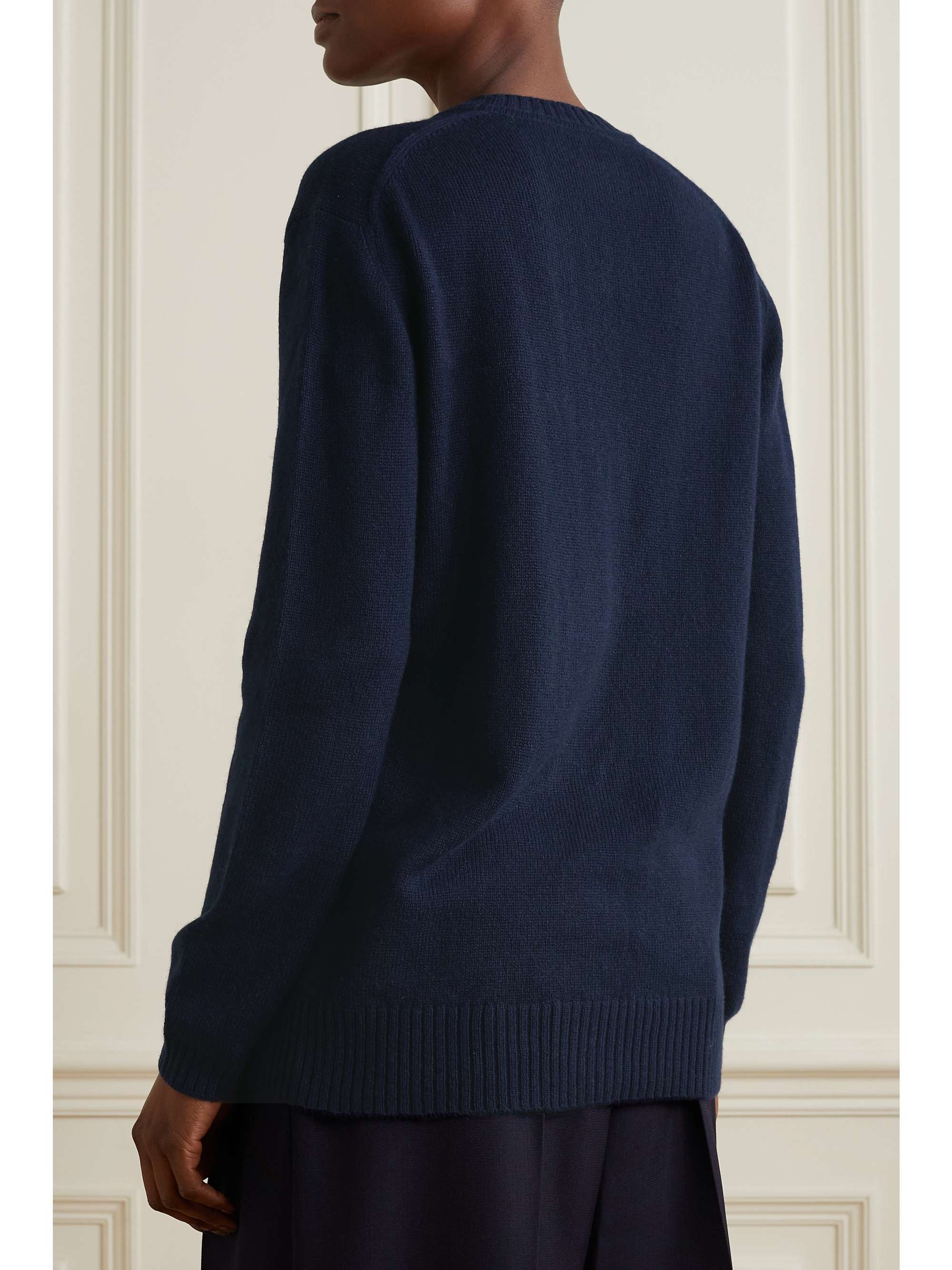 GUCCI Horsebit-detailed cashmere cardigan