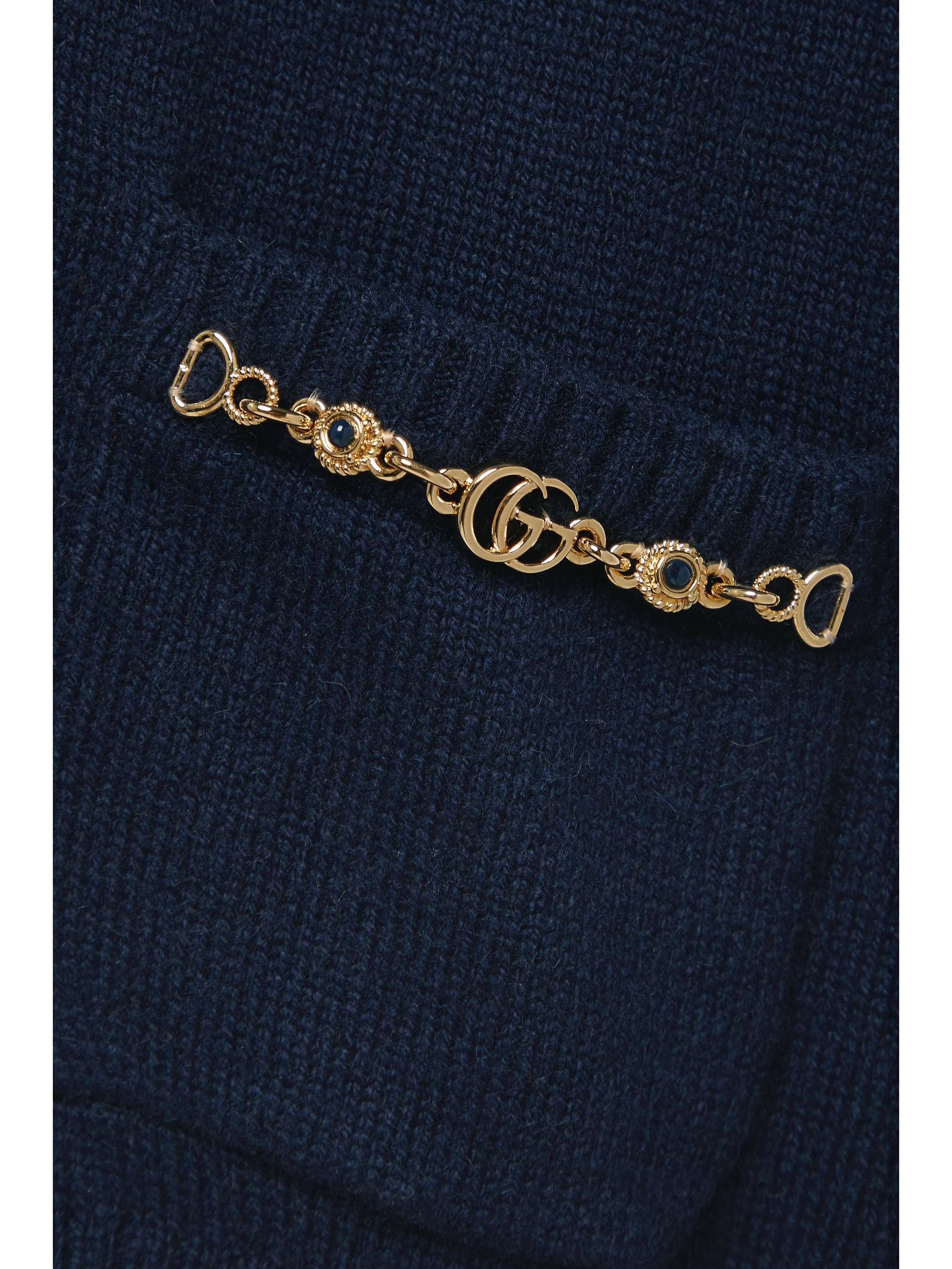 GUCCI Horsebit-detailed cashmere cardigan