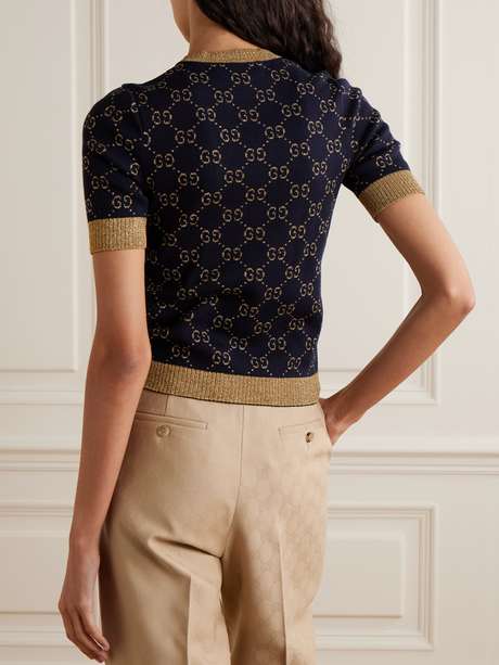 Gucci Leopard Knit Sweater - Women's M