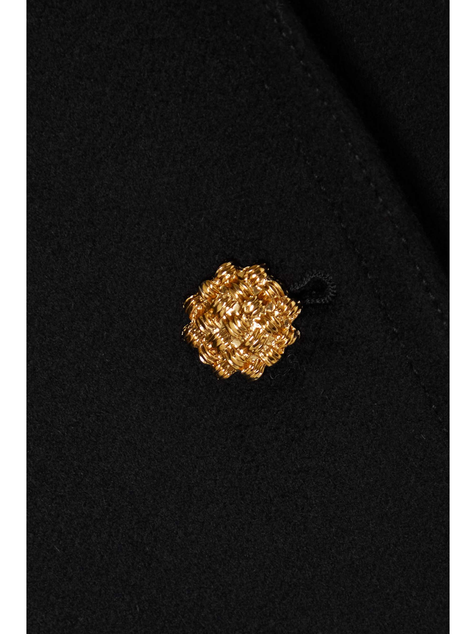 GUCCI Button-embellished wool coat