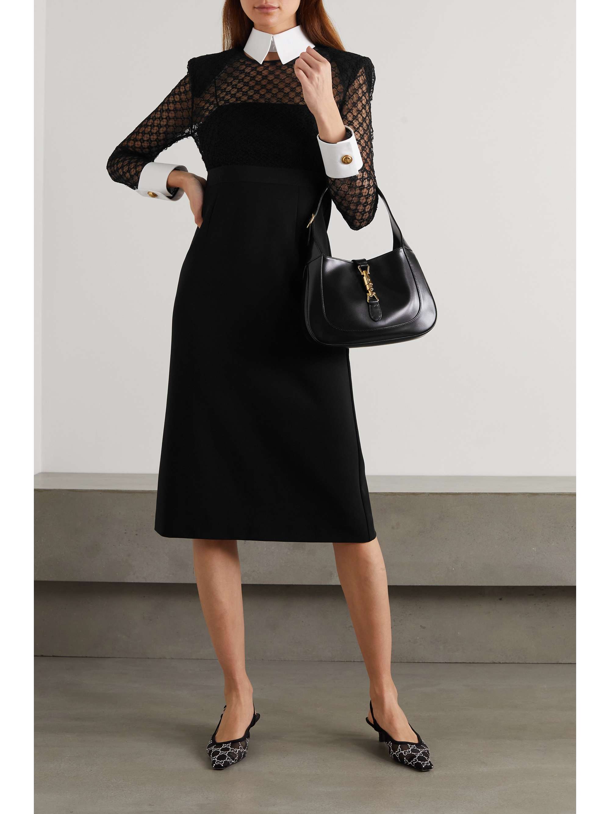 crepe midi dress | GUCCI ...