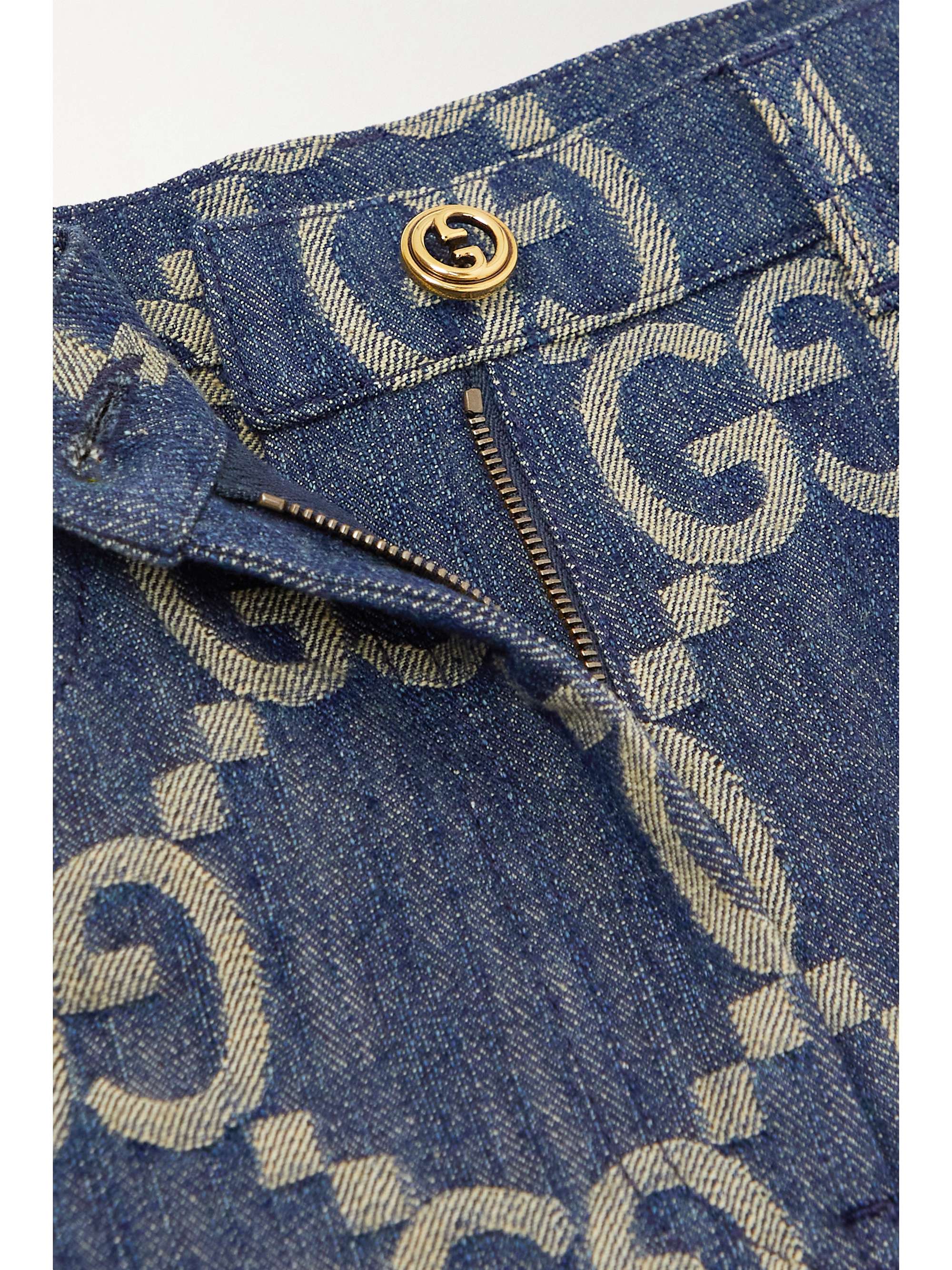 GUCCI GG high-rise straight-leg jeans | NET-A-PORTER