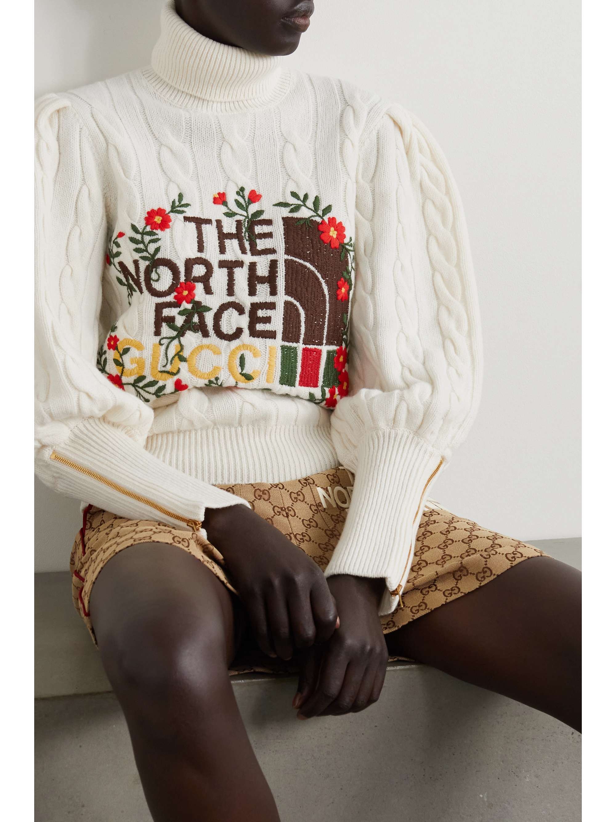 the north face wool sweater