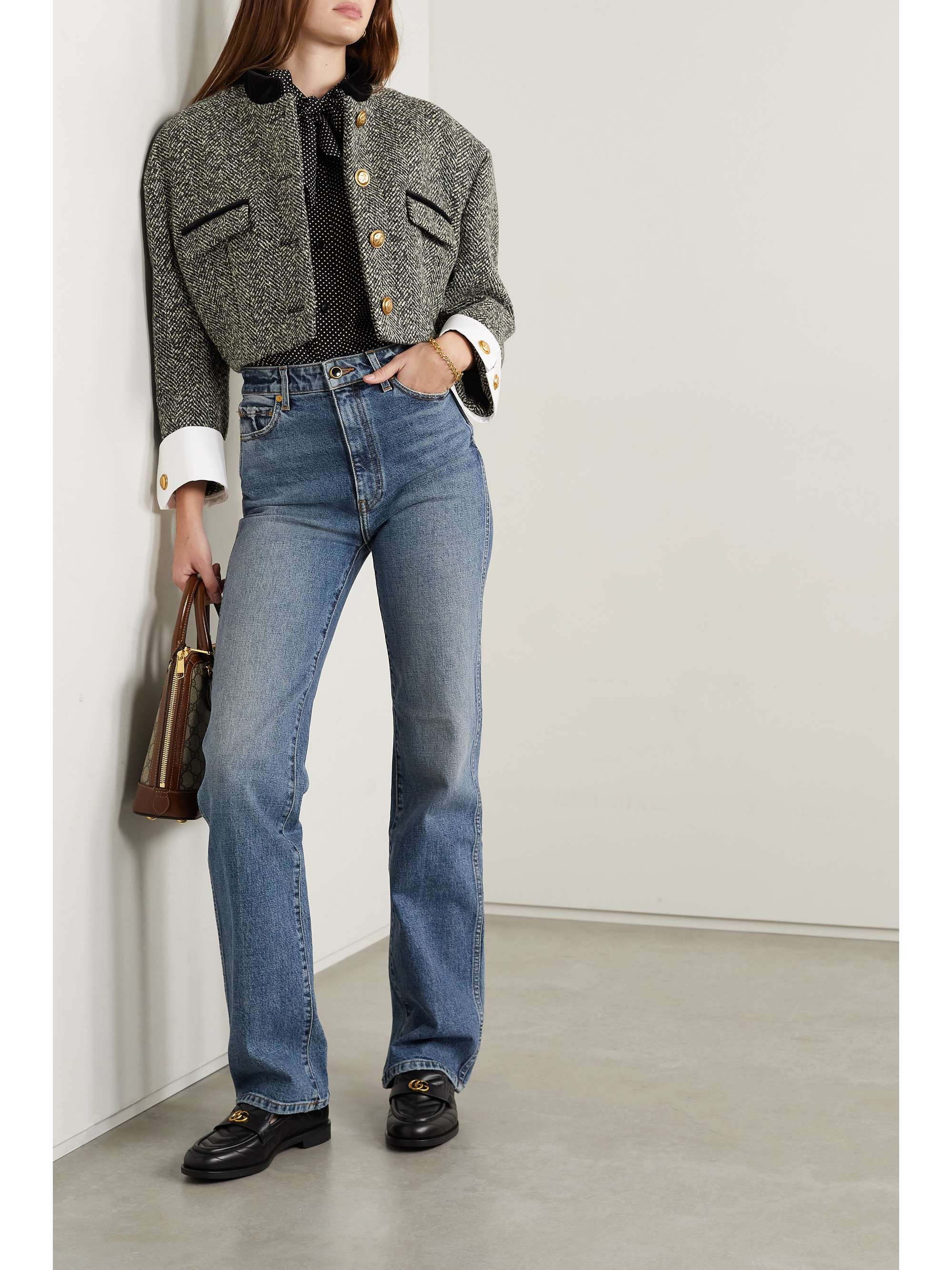 gucci cropped jacket