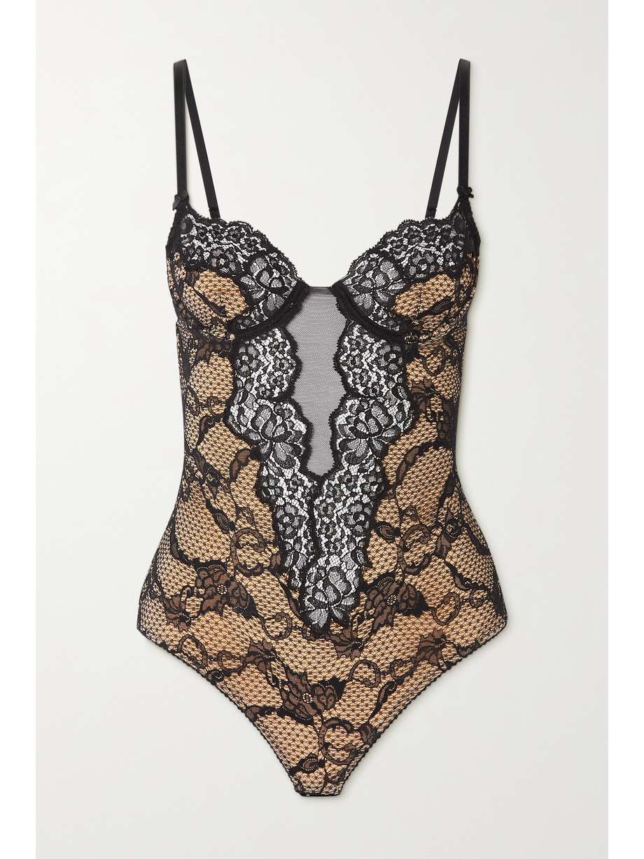 Lace Tulle Bodysuit