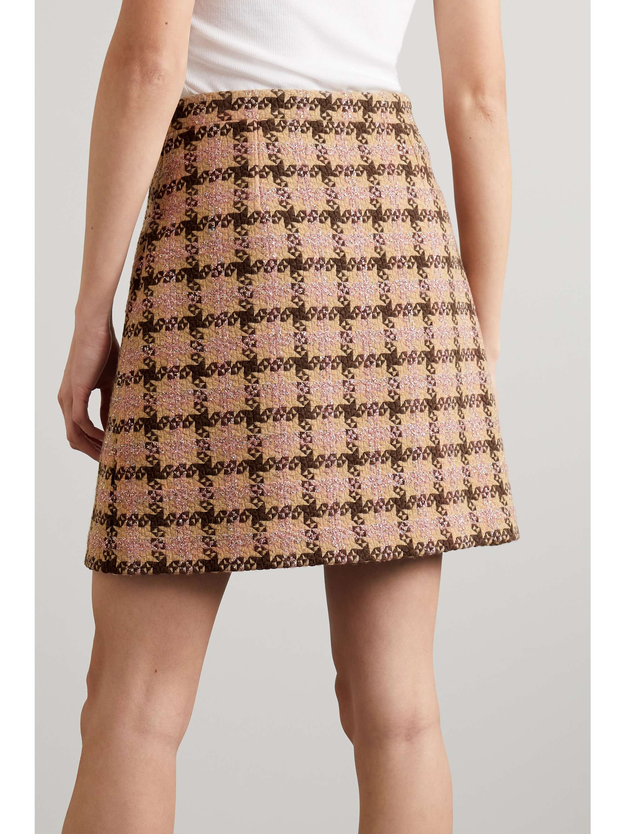 tweed skirt gucci