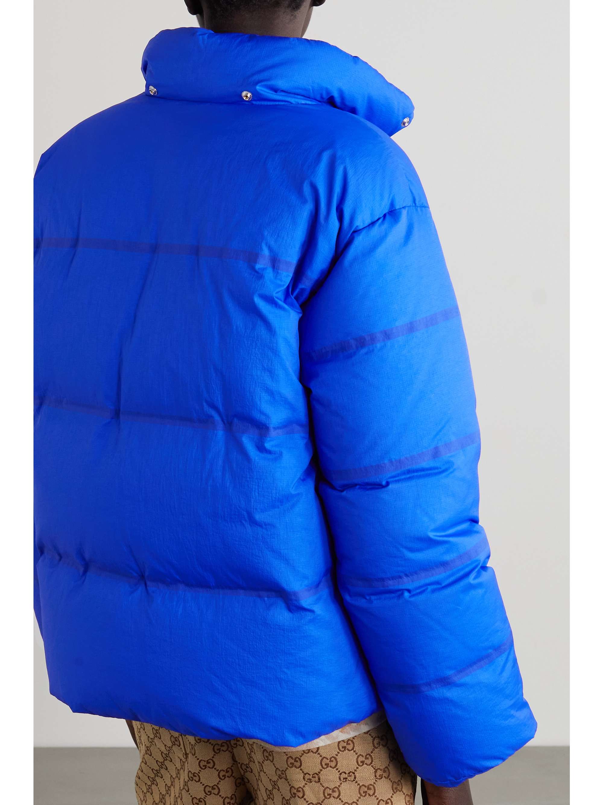 The North Face hooded quilted printed 