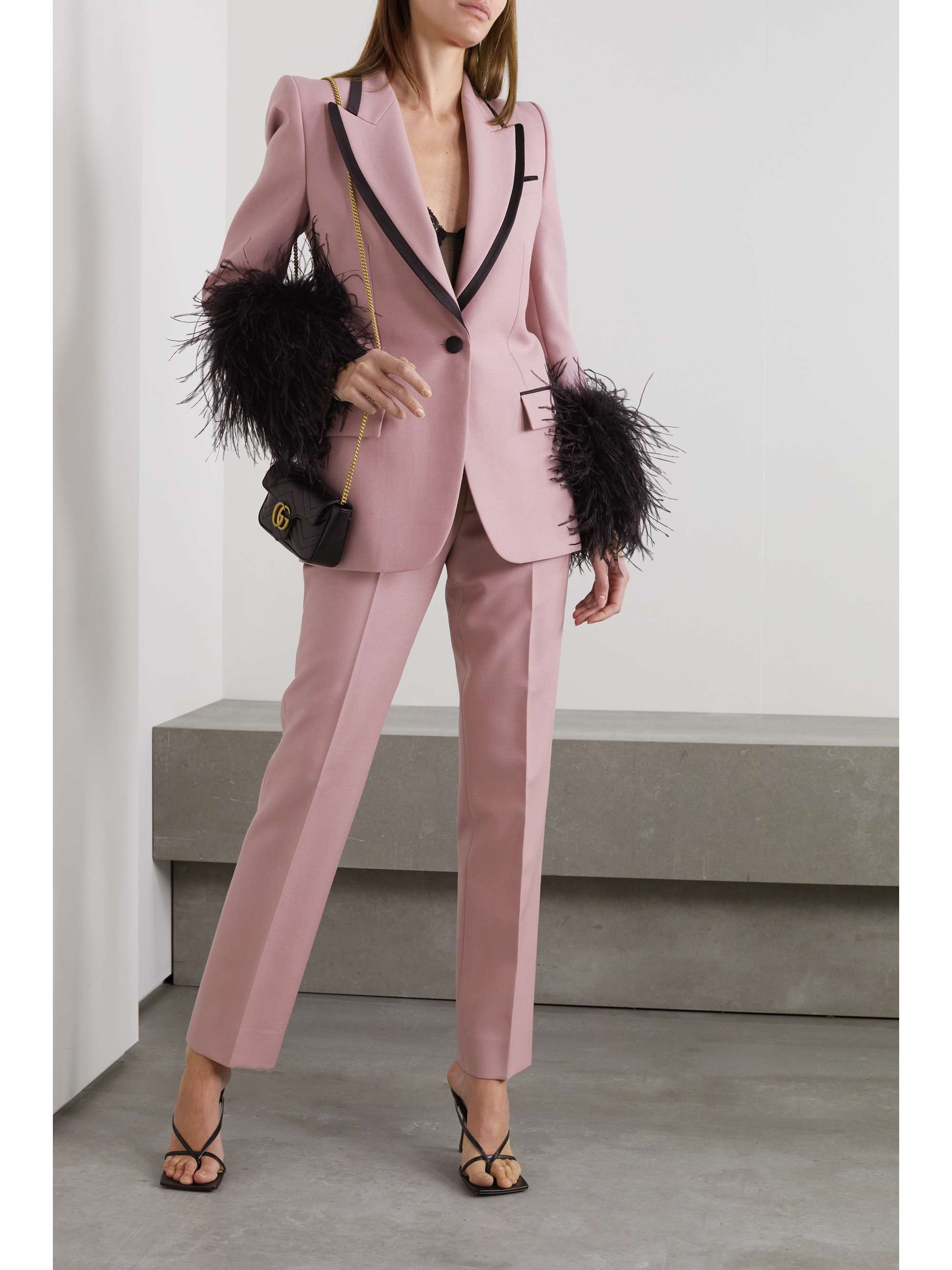 gucci pink blazer