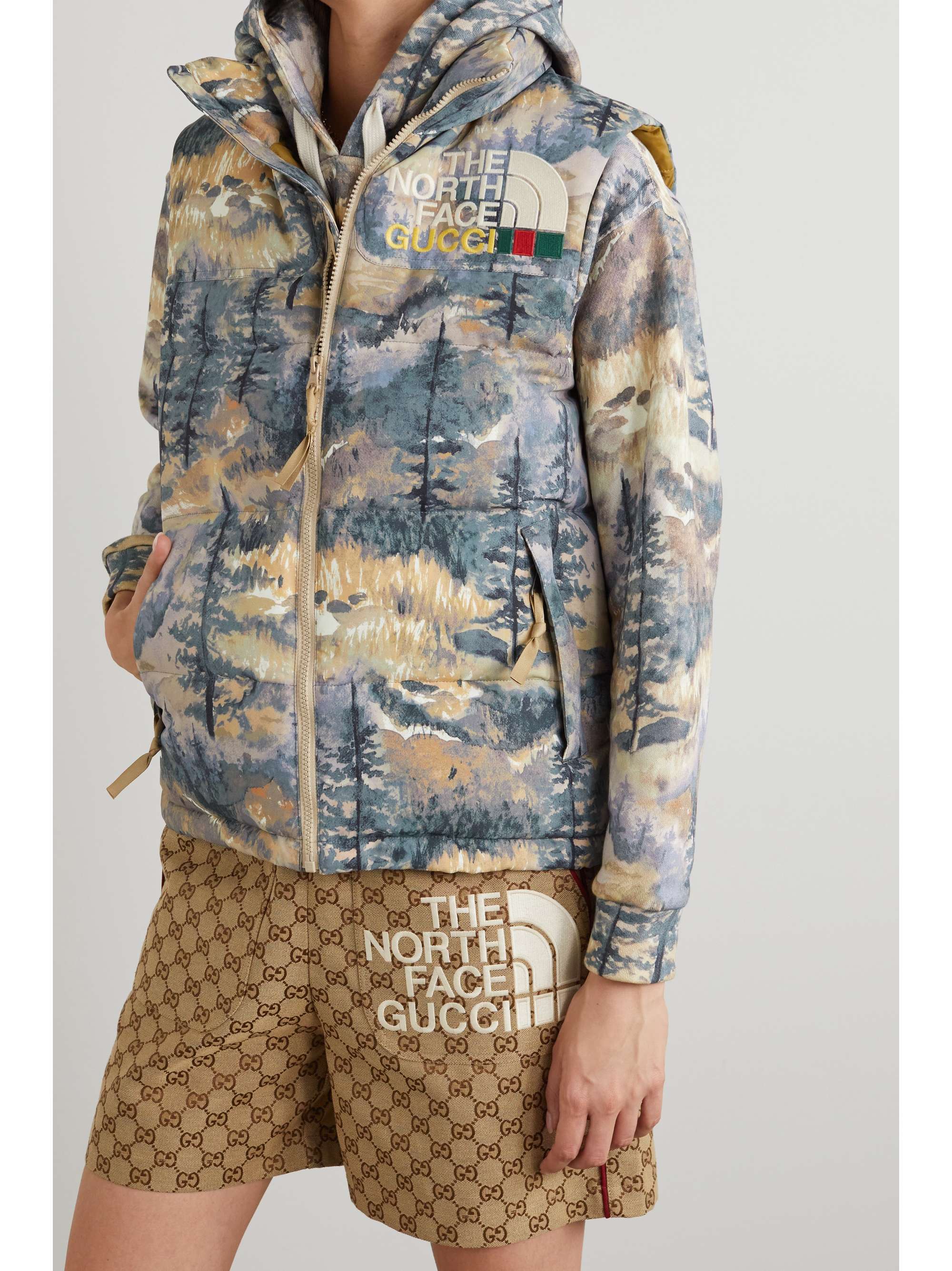 gilet gucci north face