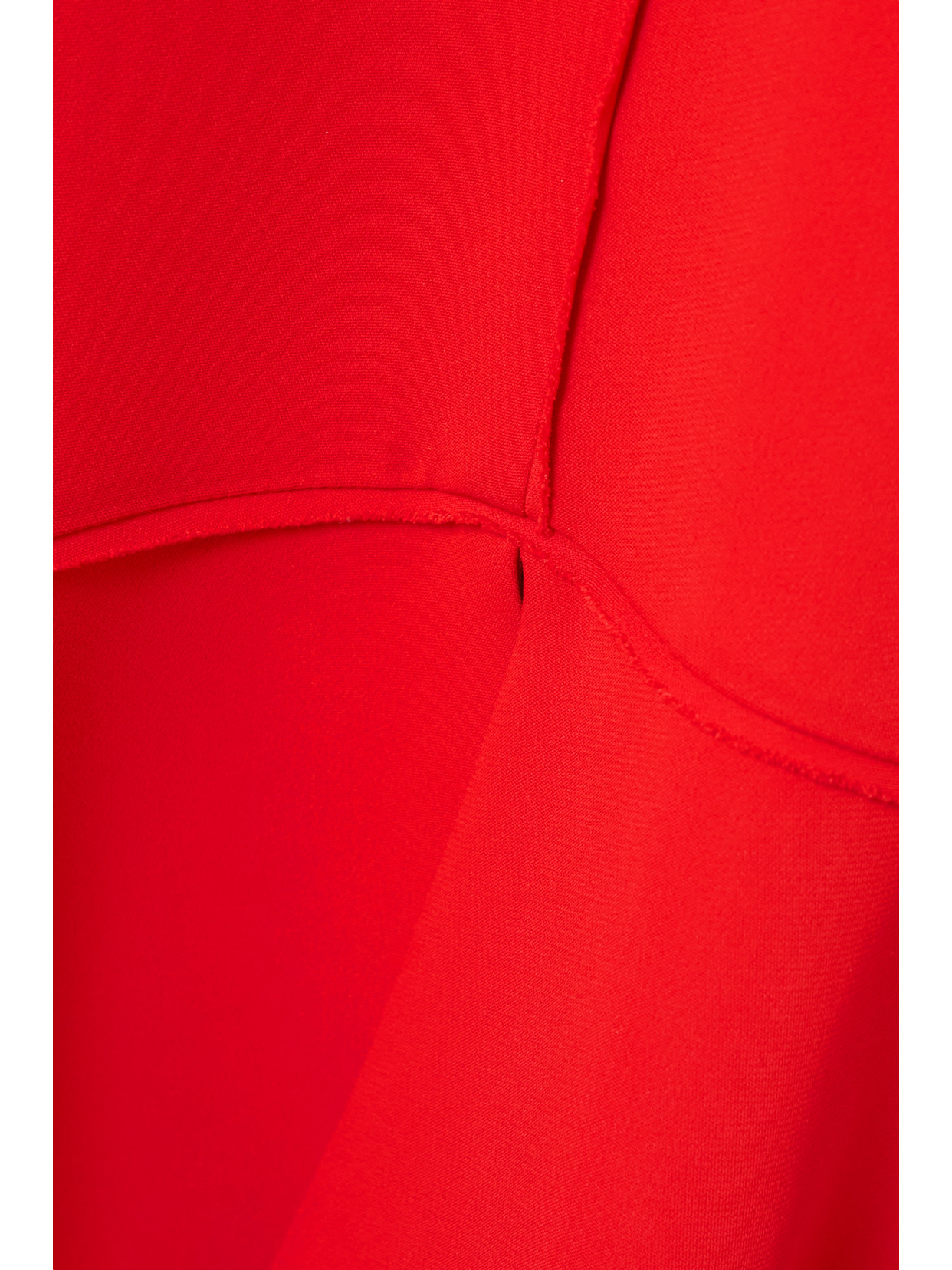 Proenza Schouler Cutout Stretch-cady Midi Dress In Red
