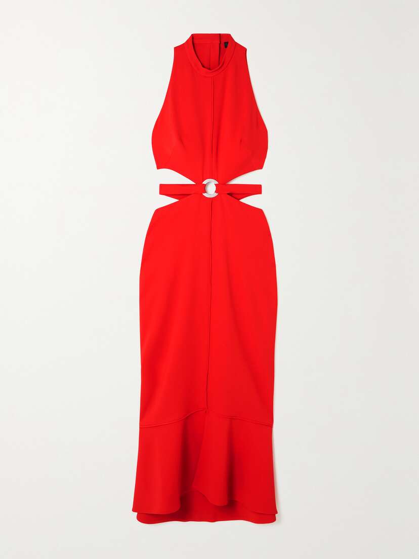 Proenza Schouler Cutout Stretch-cady Midi Dress