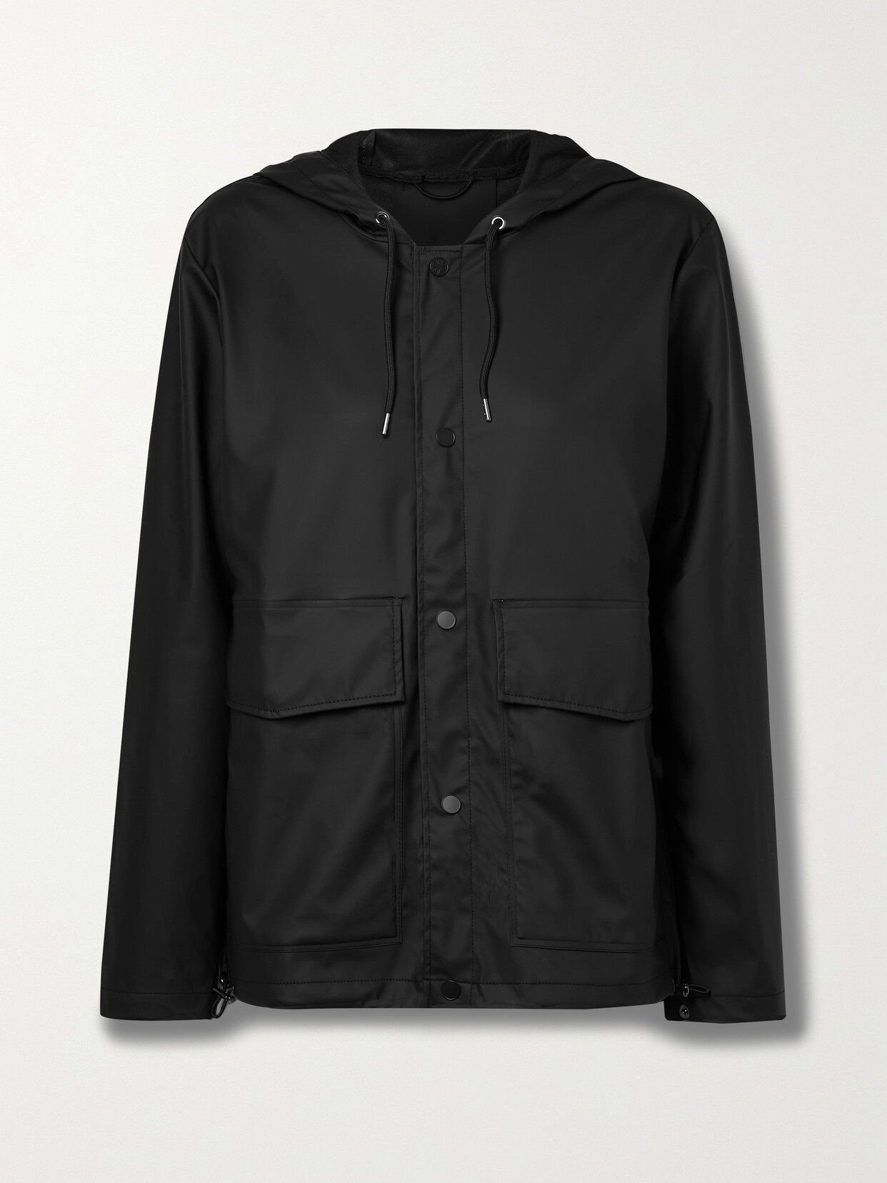 Rains - Hooded Coated-shell Jacket - Black 22 Awaiting product image