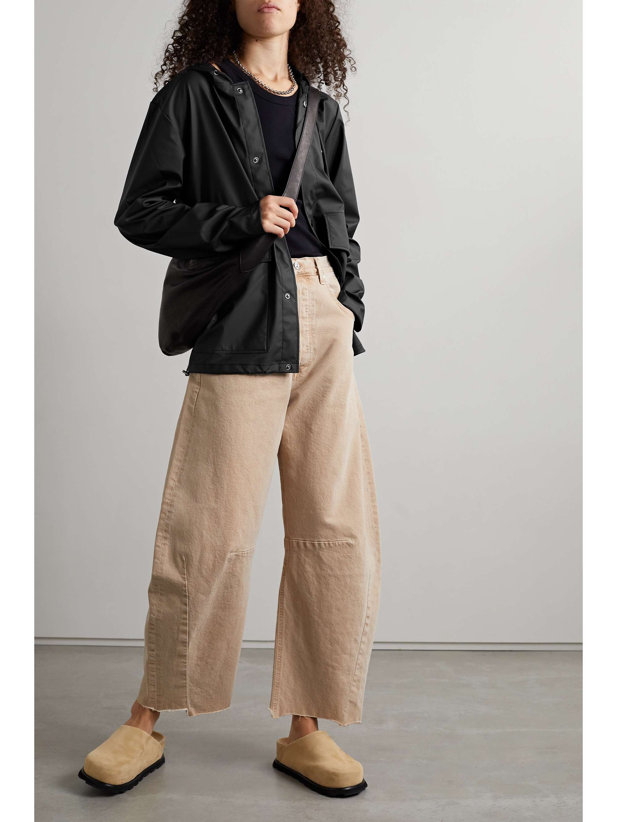 Rains - Hooded Coated-shell Jacket - Black - Small - Net A Porter