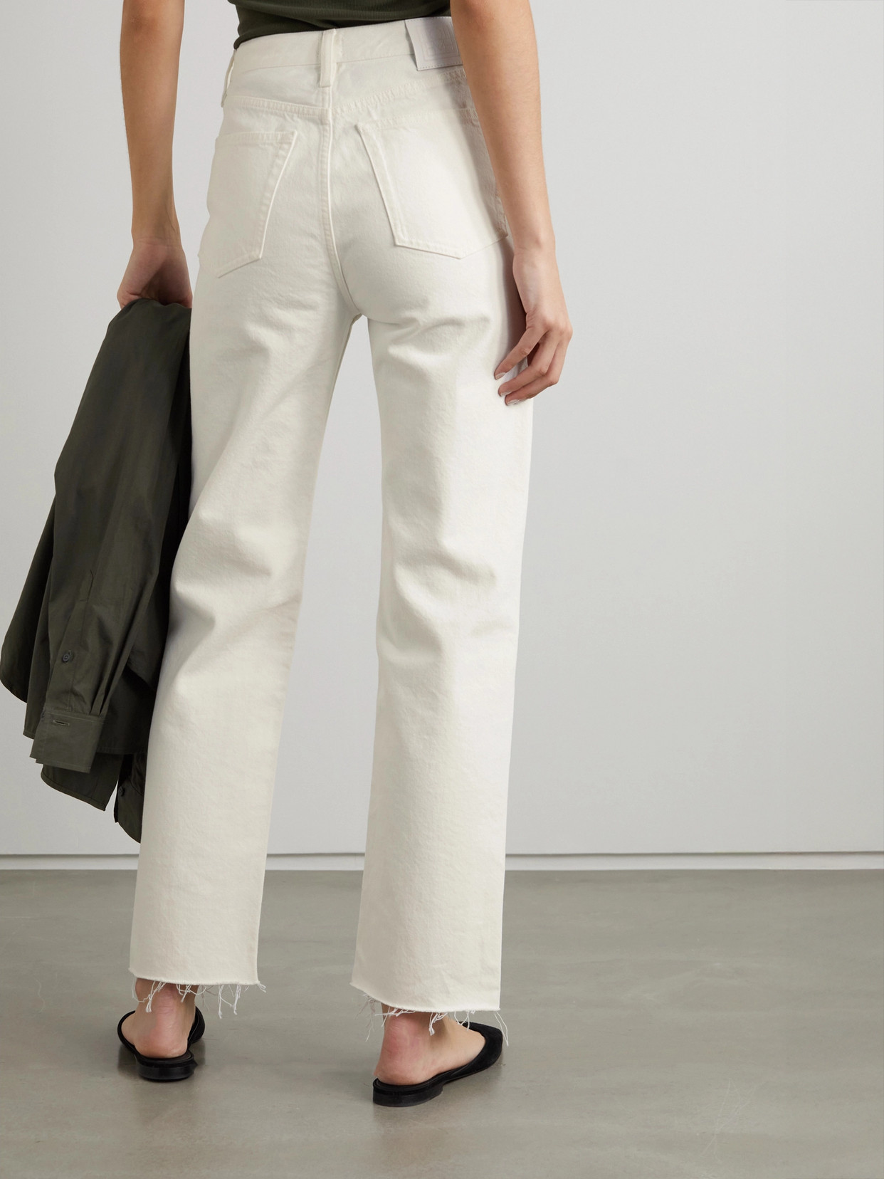 + Net Sustain Classic Cut High-Rise Straight-Leg Organic Jeans
