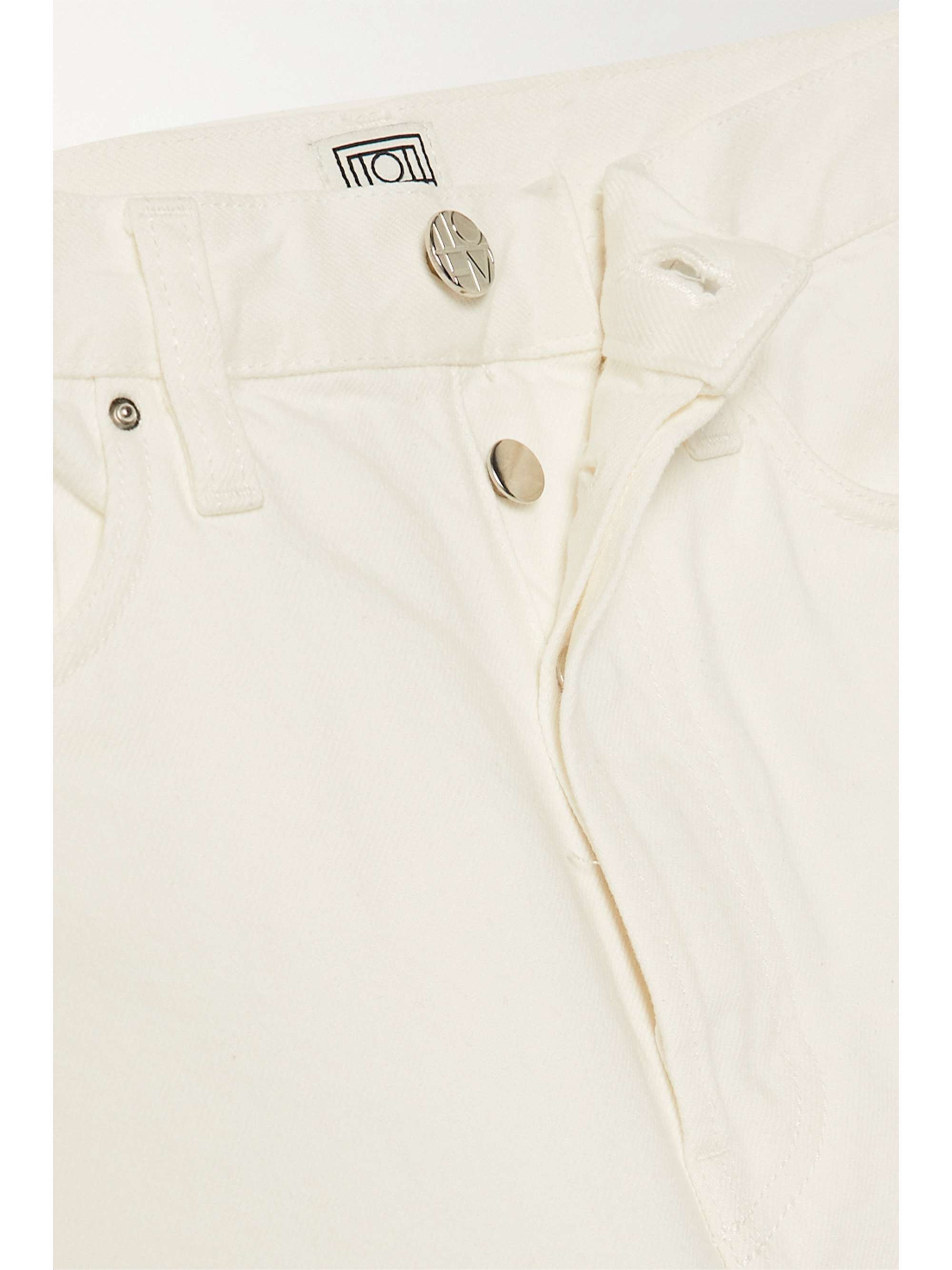 TOTEME Classic Cut high-rise straight-leg organic jeans