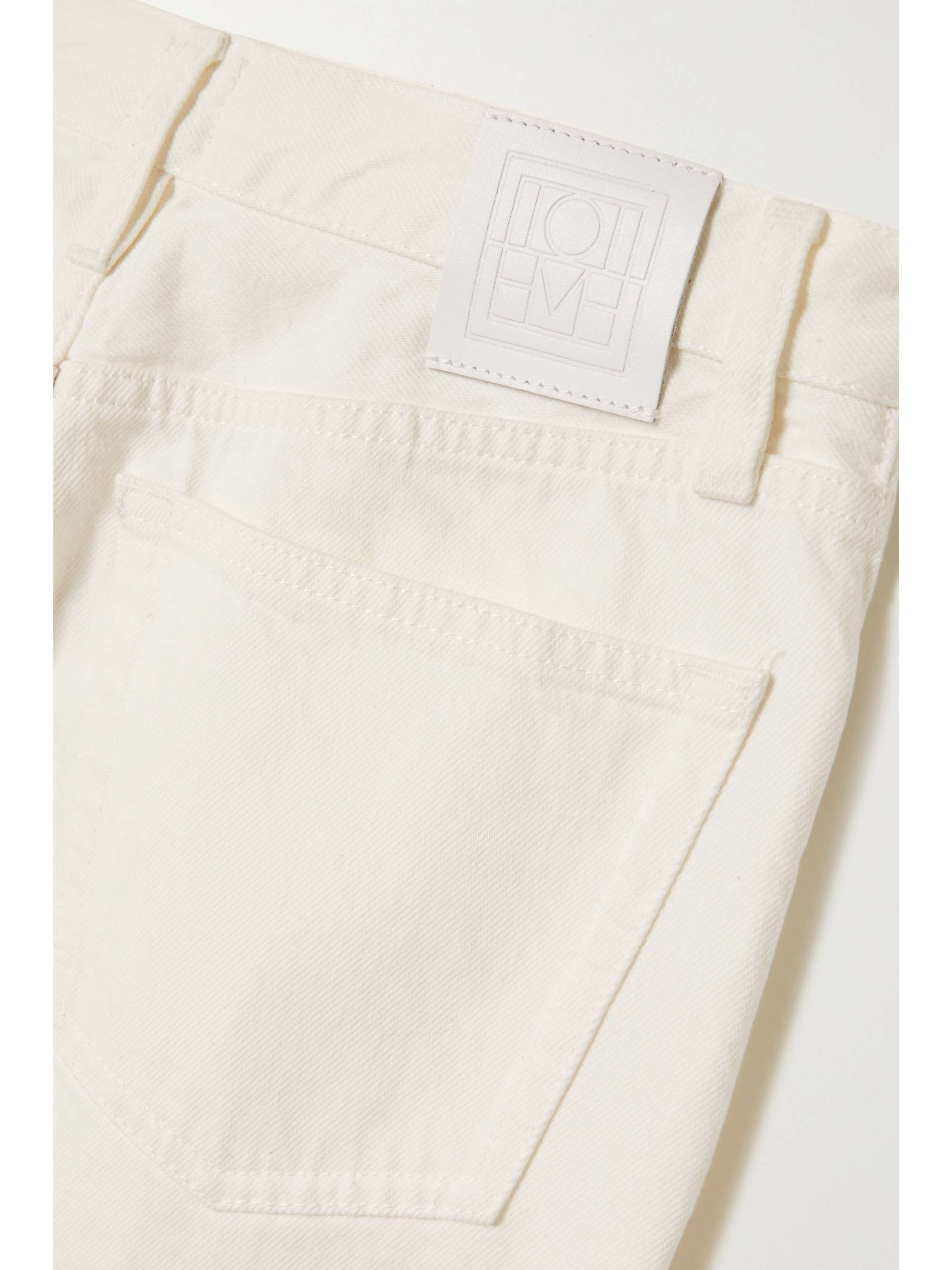 TOTEME Classic Cut high-rise straight-leg organic jeans
