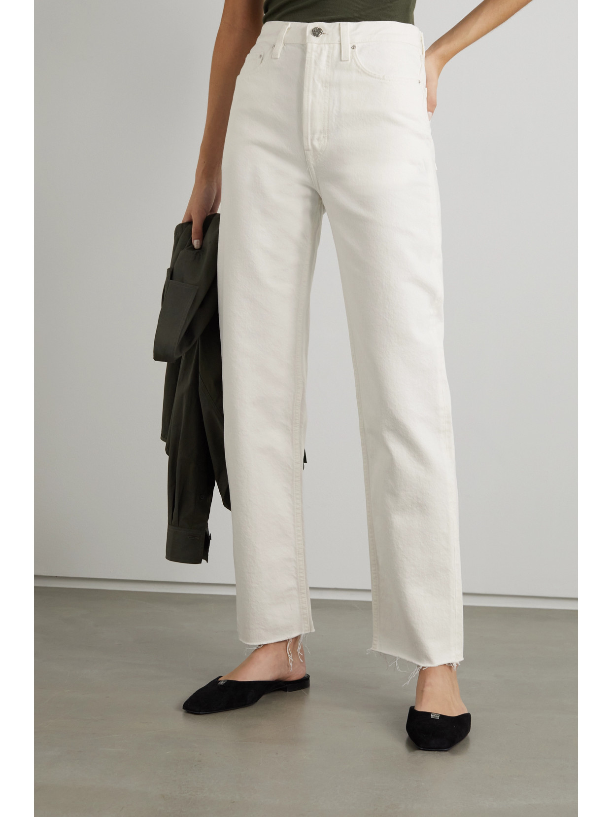 + Net Sustain Classic Cut High-Rise Straight-Leg Organic Jeans