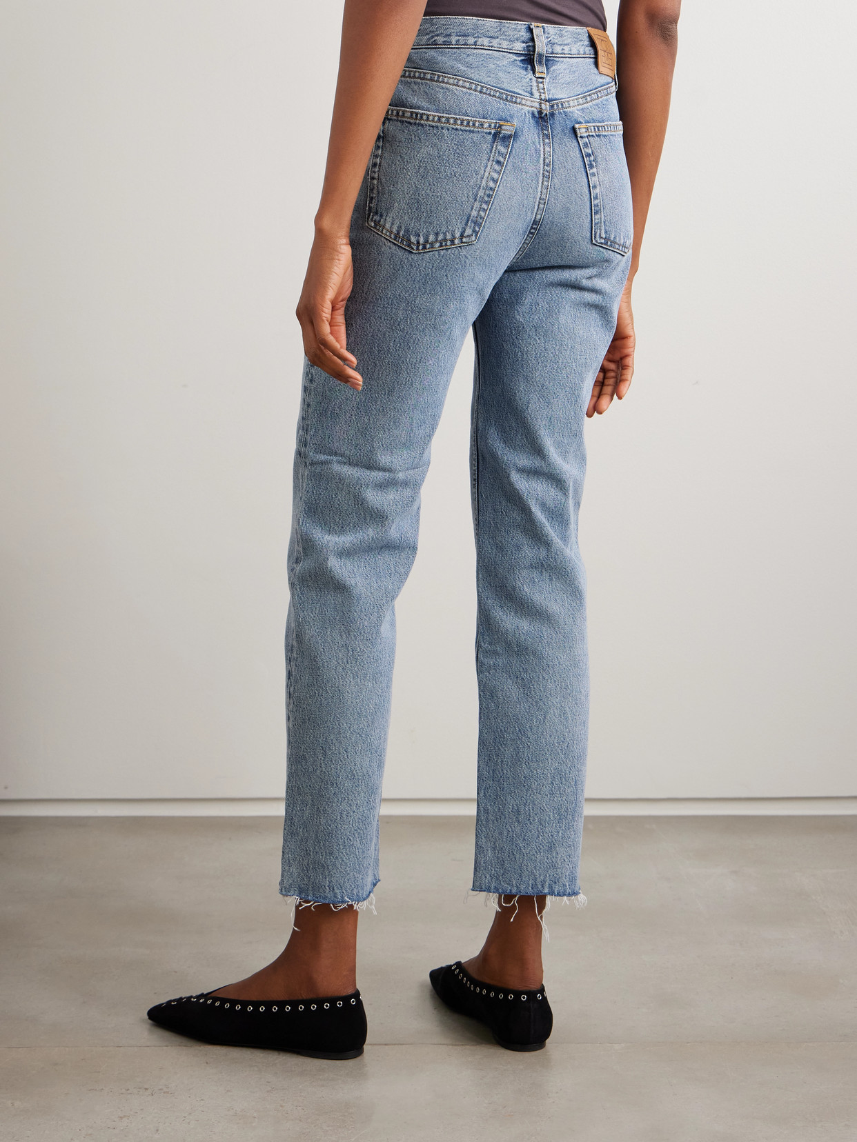 + Net Sustain Classic Cut High-Rise Straight-Leg Organic Jeans