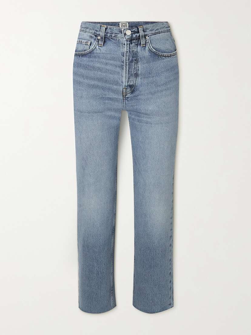 TOTEME + Net Sustain Classic Cut High-rise Straight-leg Organic Jeans