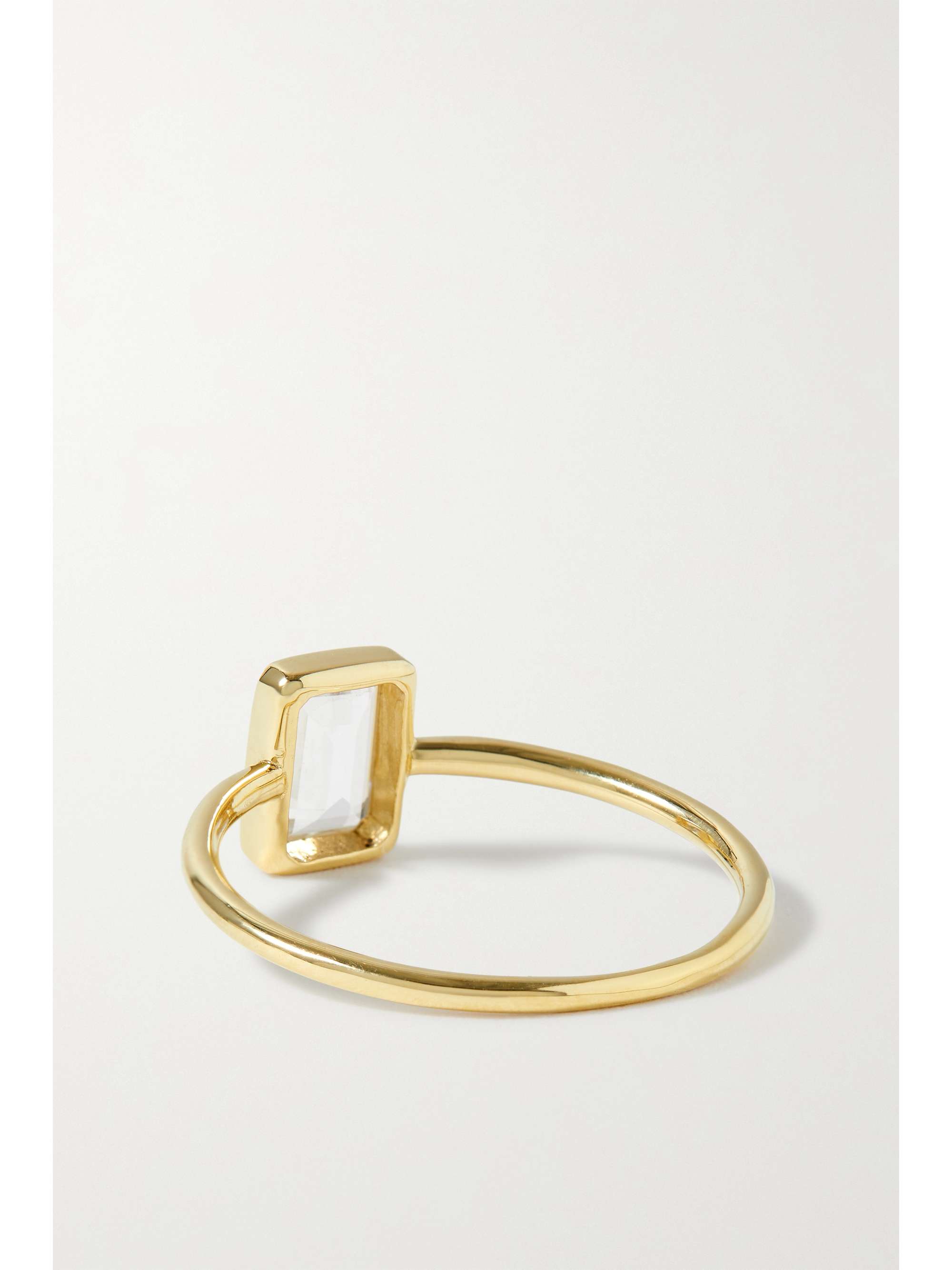 LOREN STEWART 14-karat gold topaz ring