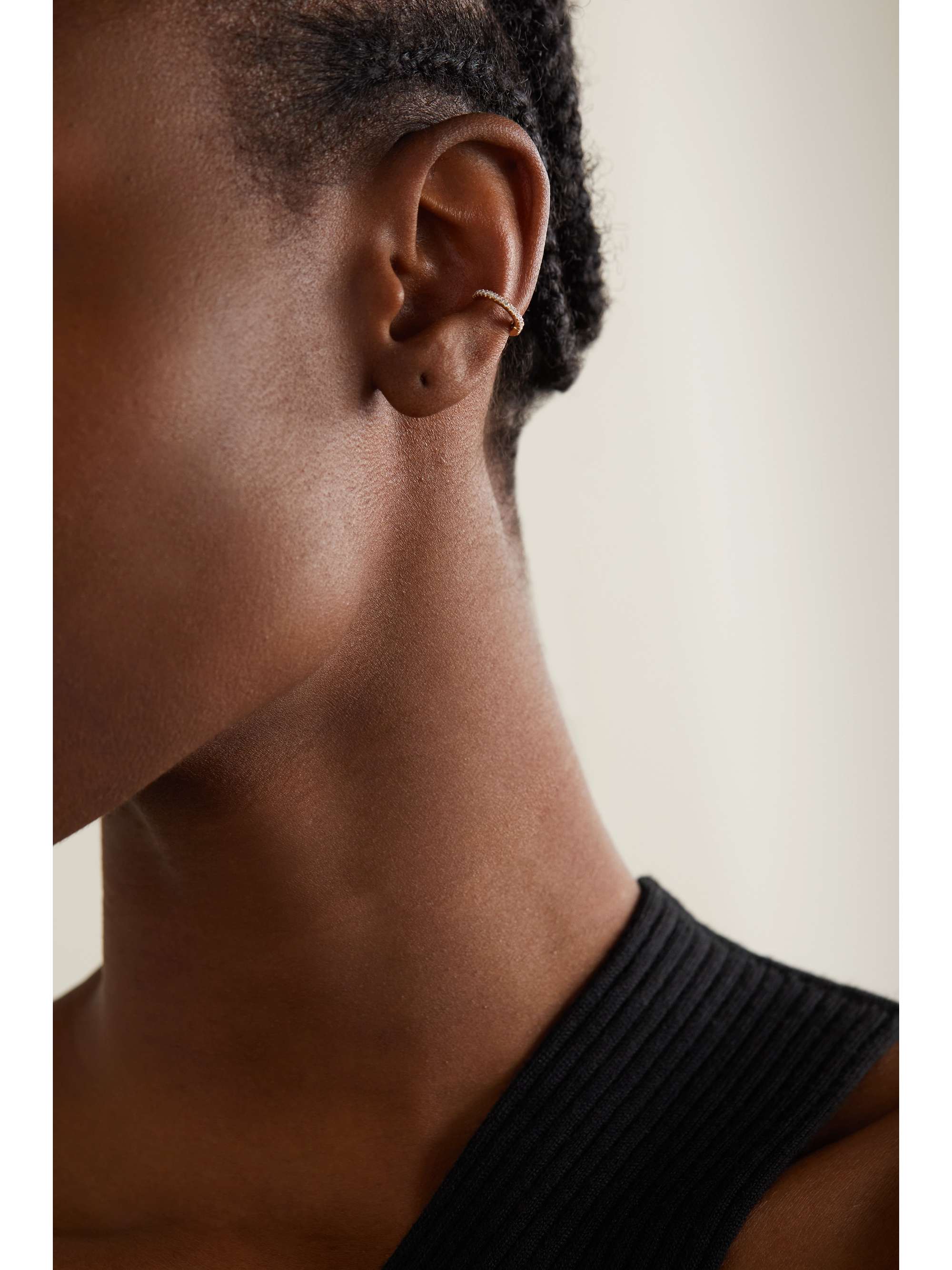 MARIA TASH Eternity 18-karat gold diamond ear cuff