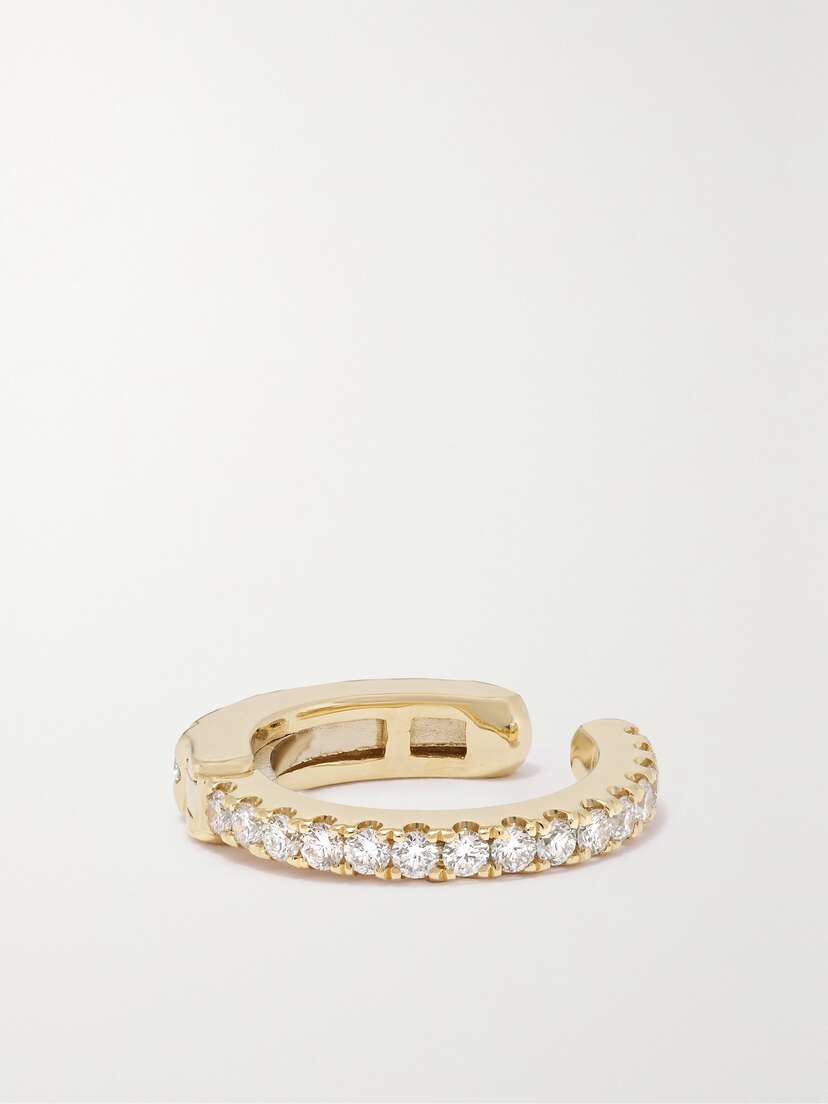MARIA TASH Eternity 18-karat Gold Diamond Ear Cuff